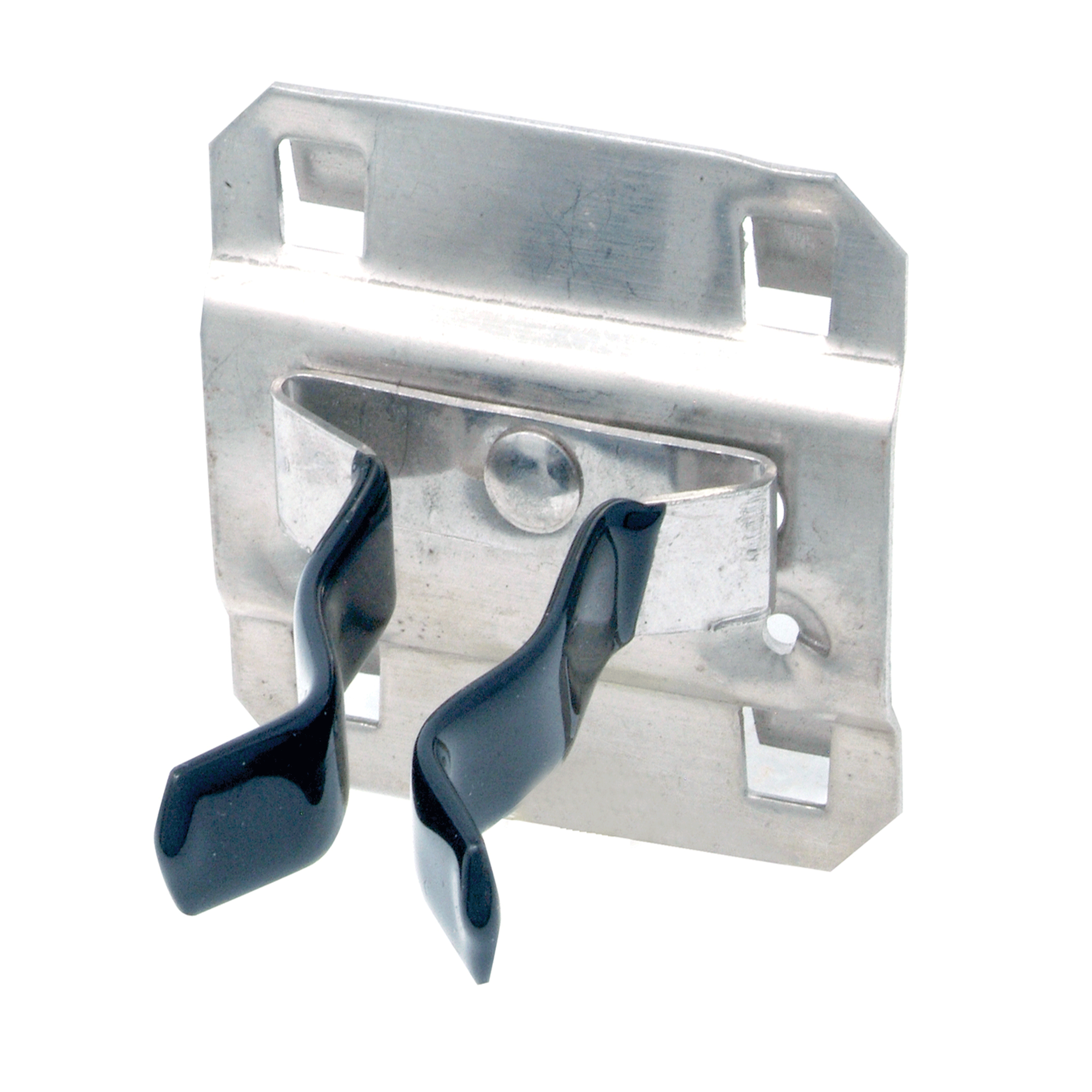 3/4 In. To 1-1/4 In. Hold Range 7/8 In. Proj., Vinyl Dipped Stainless Steel Extended Spring Clip For Ss Locboard, 3 Pack