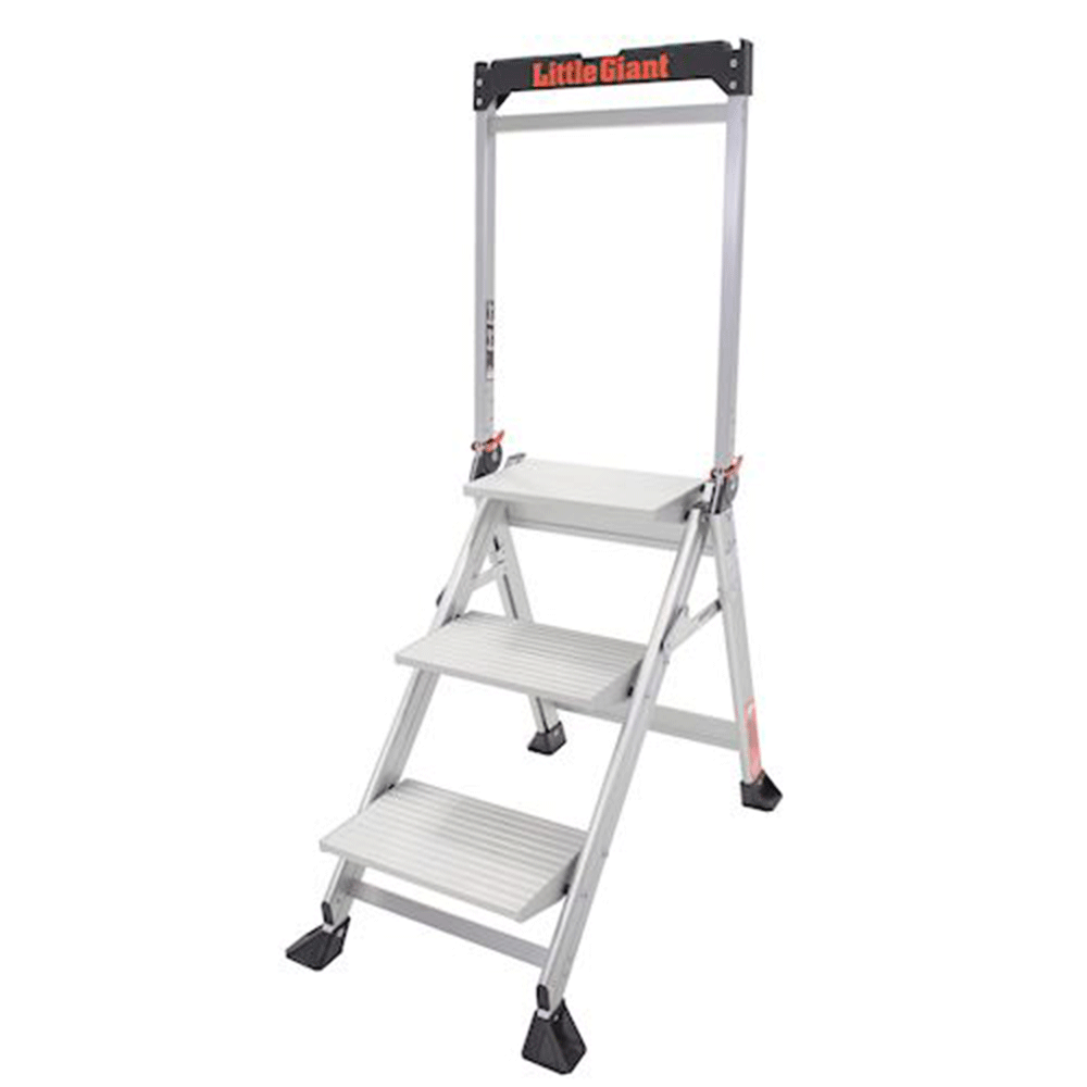product: Little Giant Ladders Jumbo Step 3-Step Ladder shown