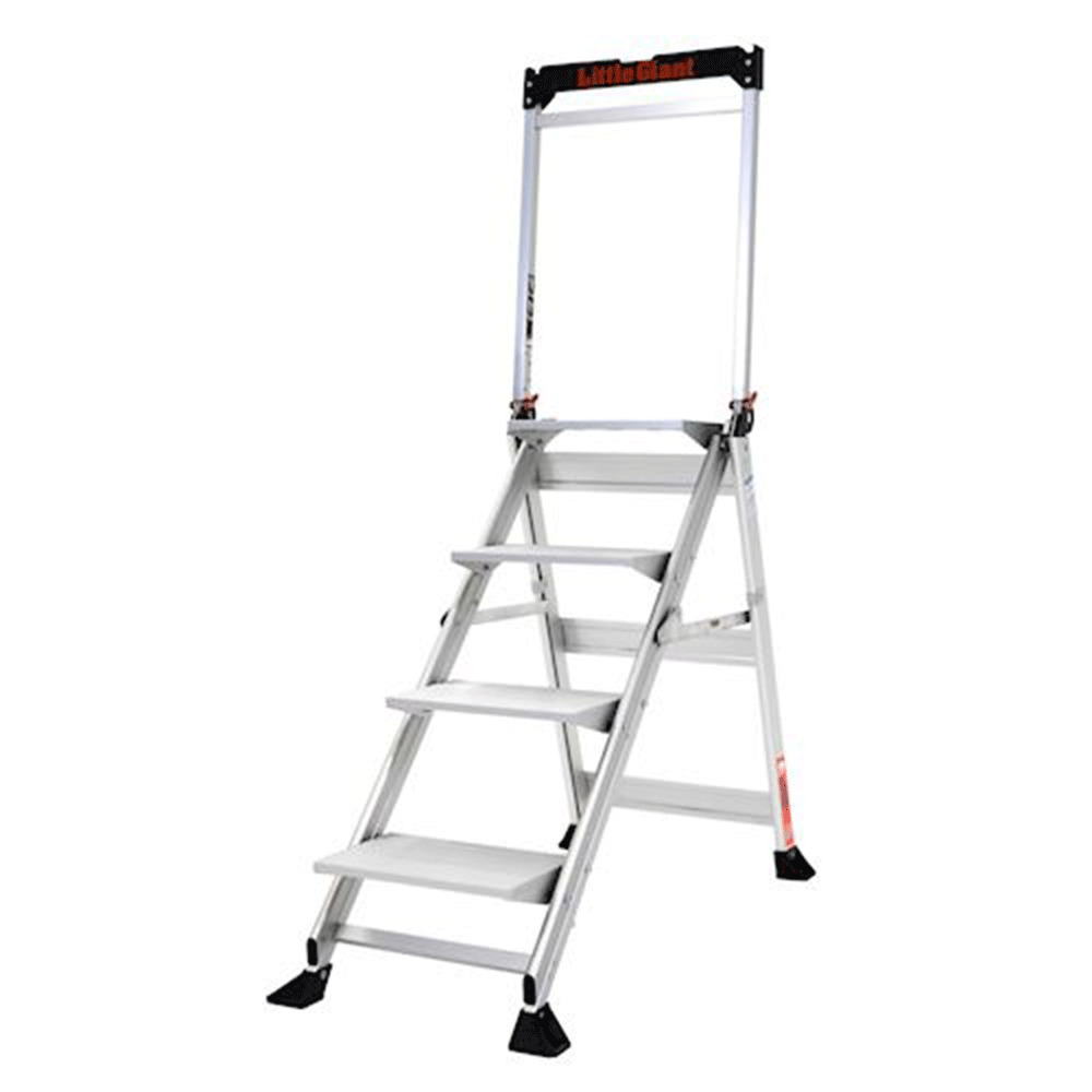 product: Little Giant Ladders Jumbo Step 4-Step Ladder shown