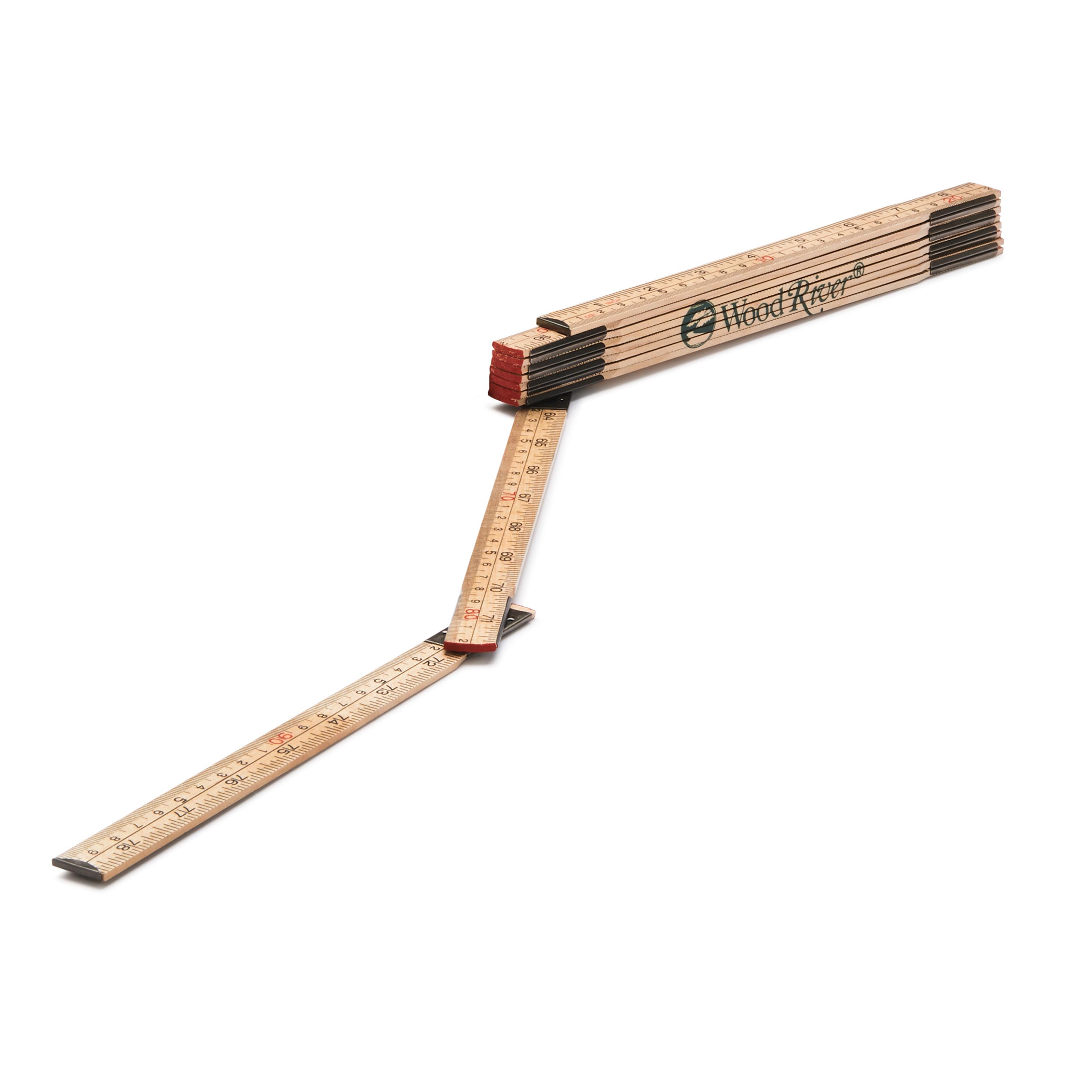 product: WoodRiver Folding Ruler - 6' shown