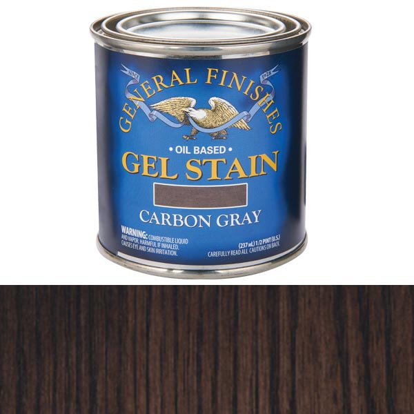 Gel Stain Carbon Gray 1/2pt