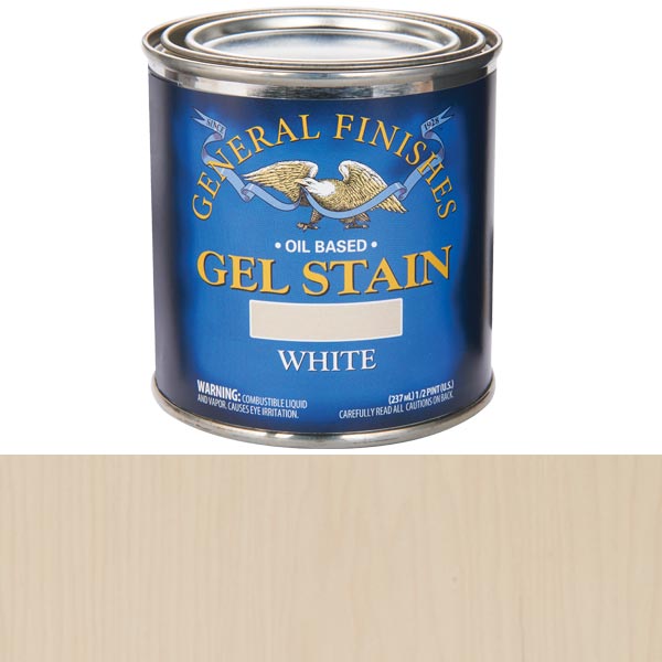 Gel Stain White 1/2pt