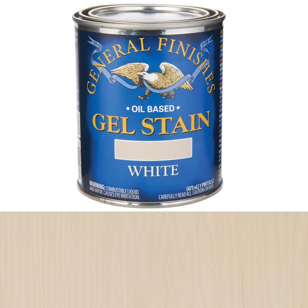 Gel Stain White Pt