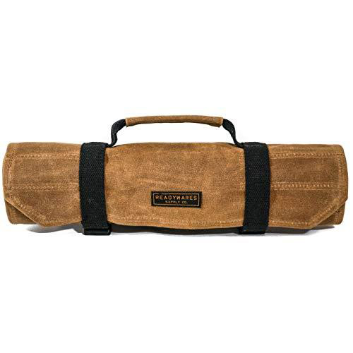 product: Readywares 18-Pocket Tool Roll - 20 oz Waxed Canvas - 26