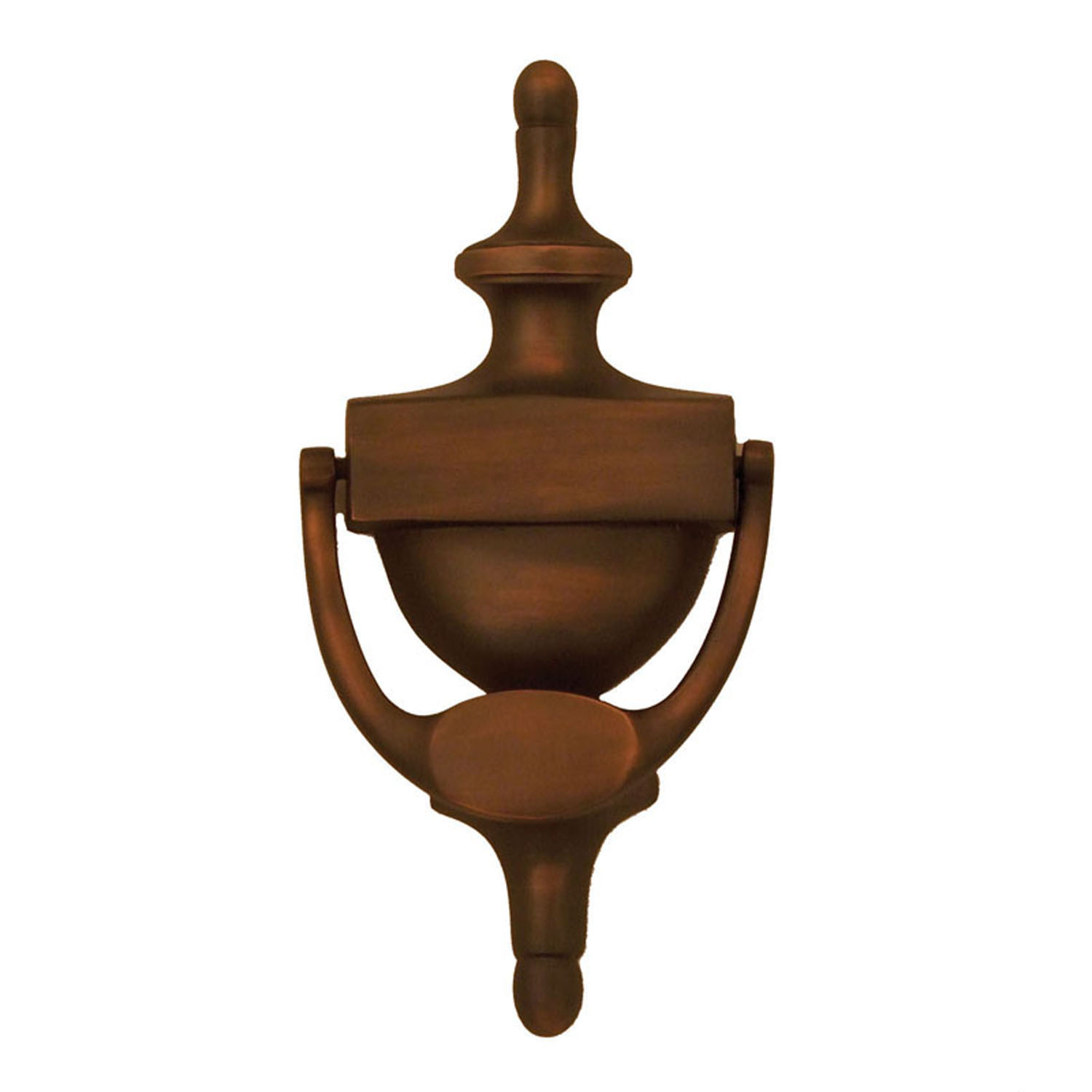 Traditional Urn Door Knocker - Oiled Bronze