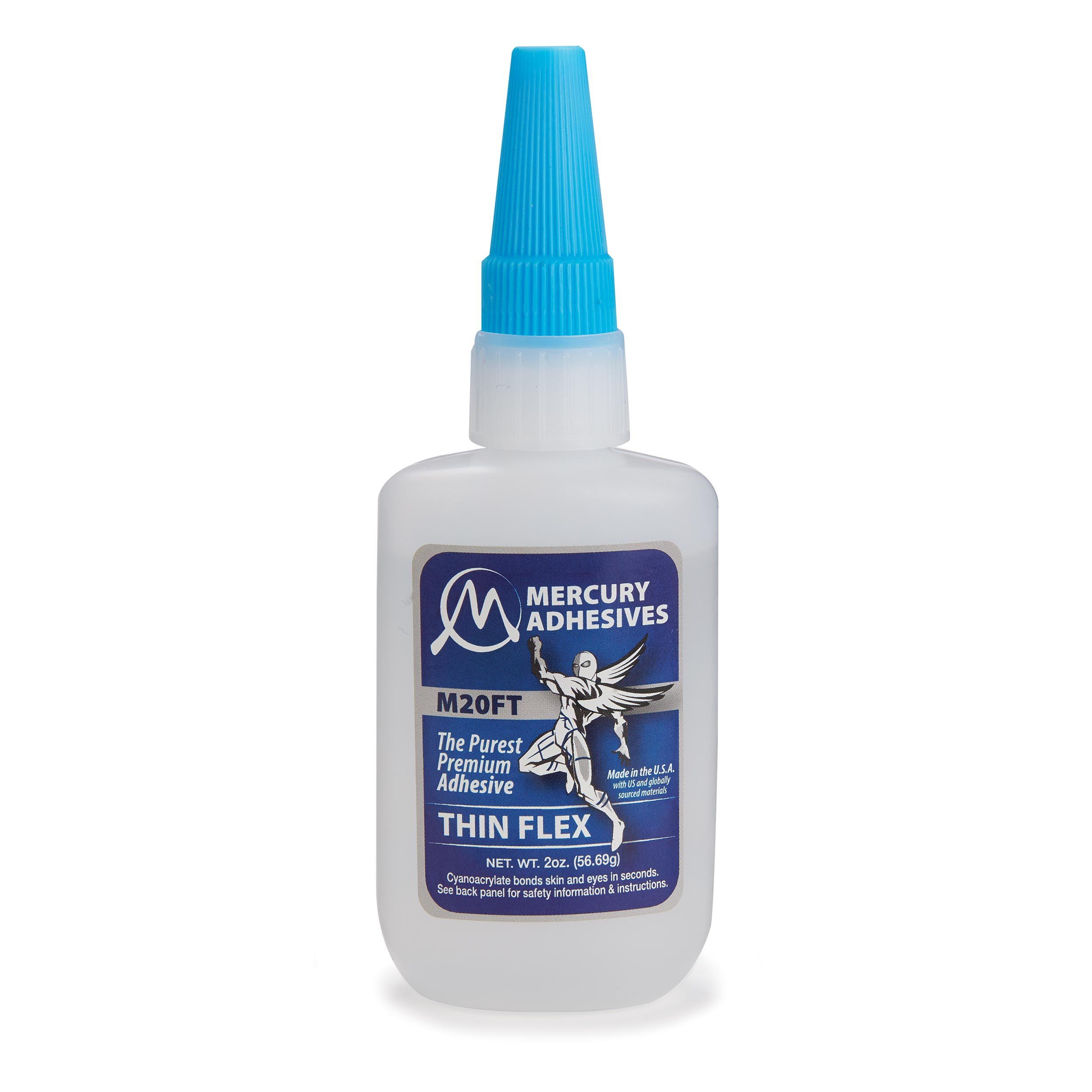 product: Mercury Adhesives CA Glue - Thin Flex - 2 oz shown