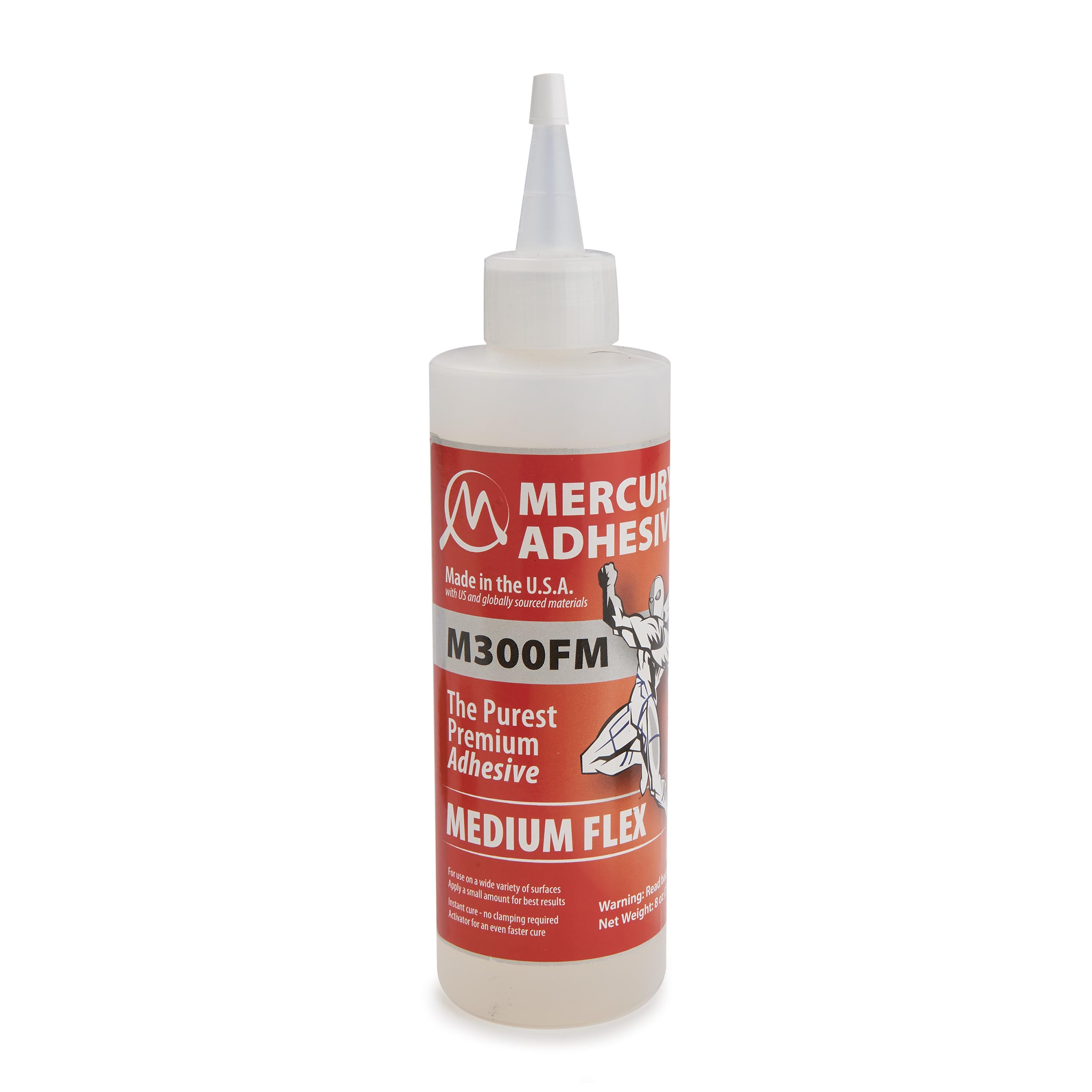 product: Mercury Adhesives CA Glue - Medium Flex - 8 oz shown