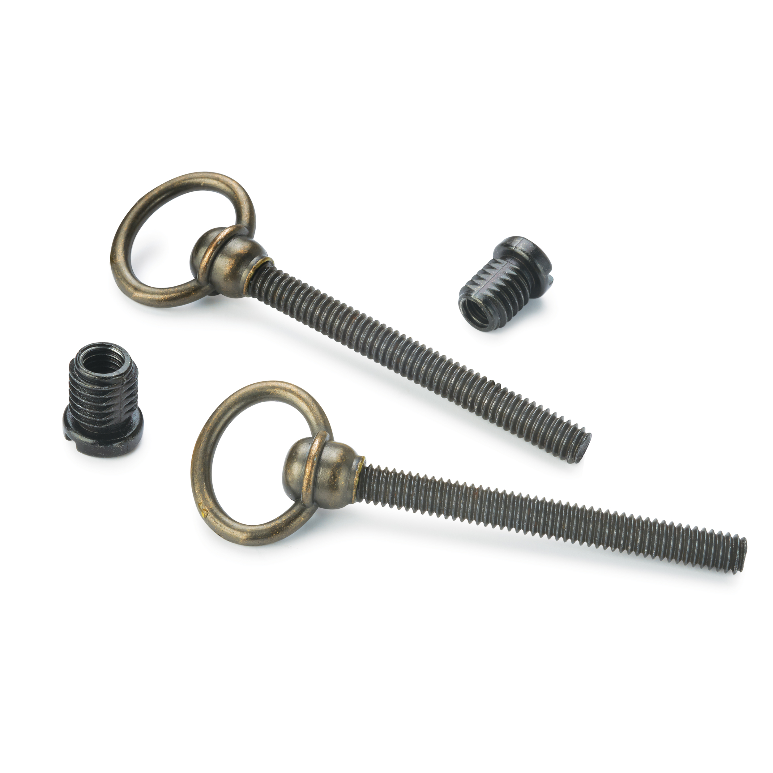 product: HIGHPOINT Mirror Screws Antique Brass Finish Pair shown