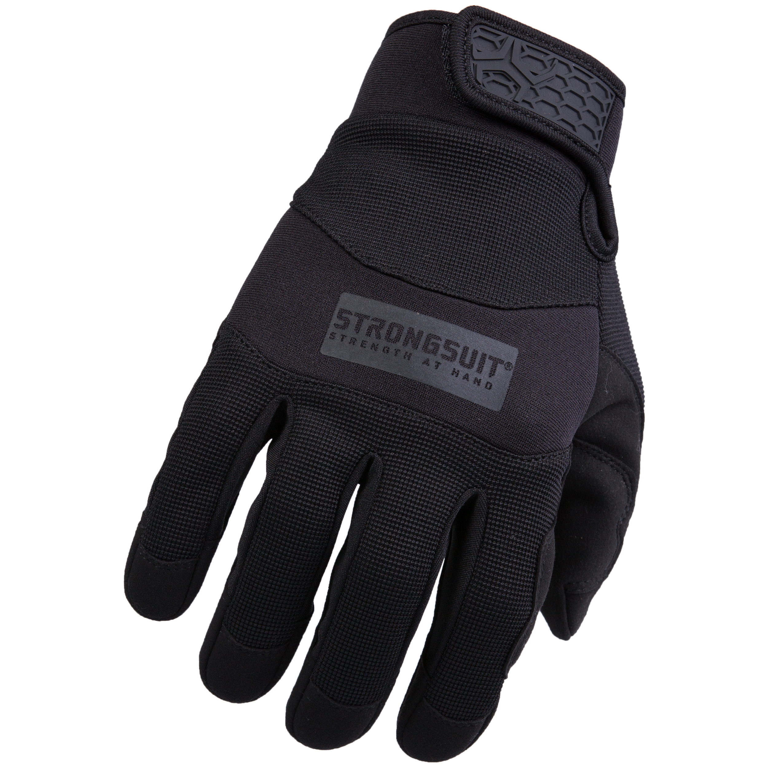 product: StrongSuit General Utility Mens Gloves, Black, XXL shown