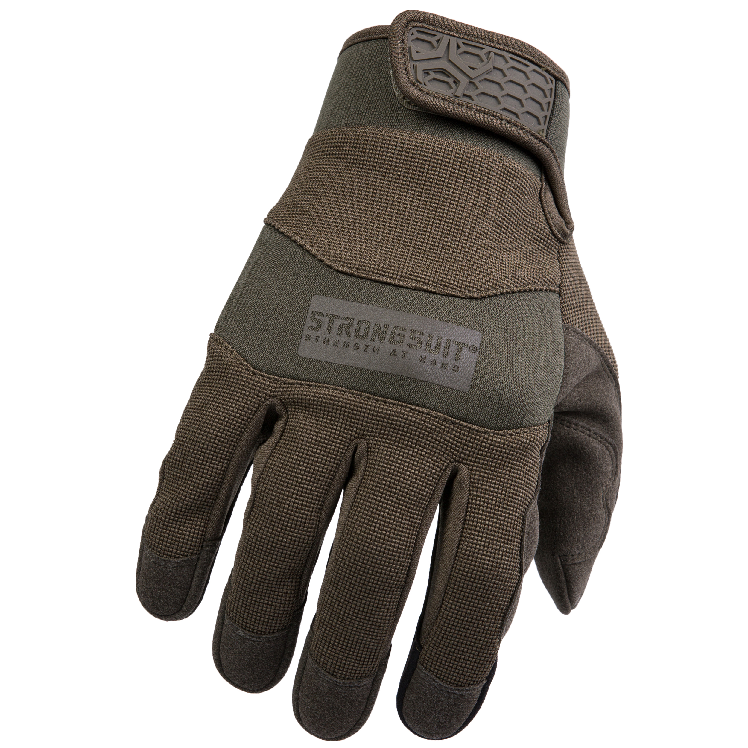 product: StrongSuit General Utility Mens Gloves, Sage, Medium shown