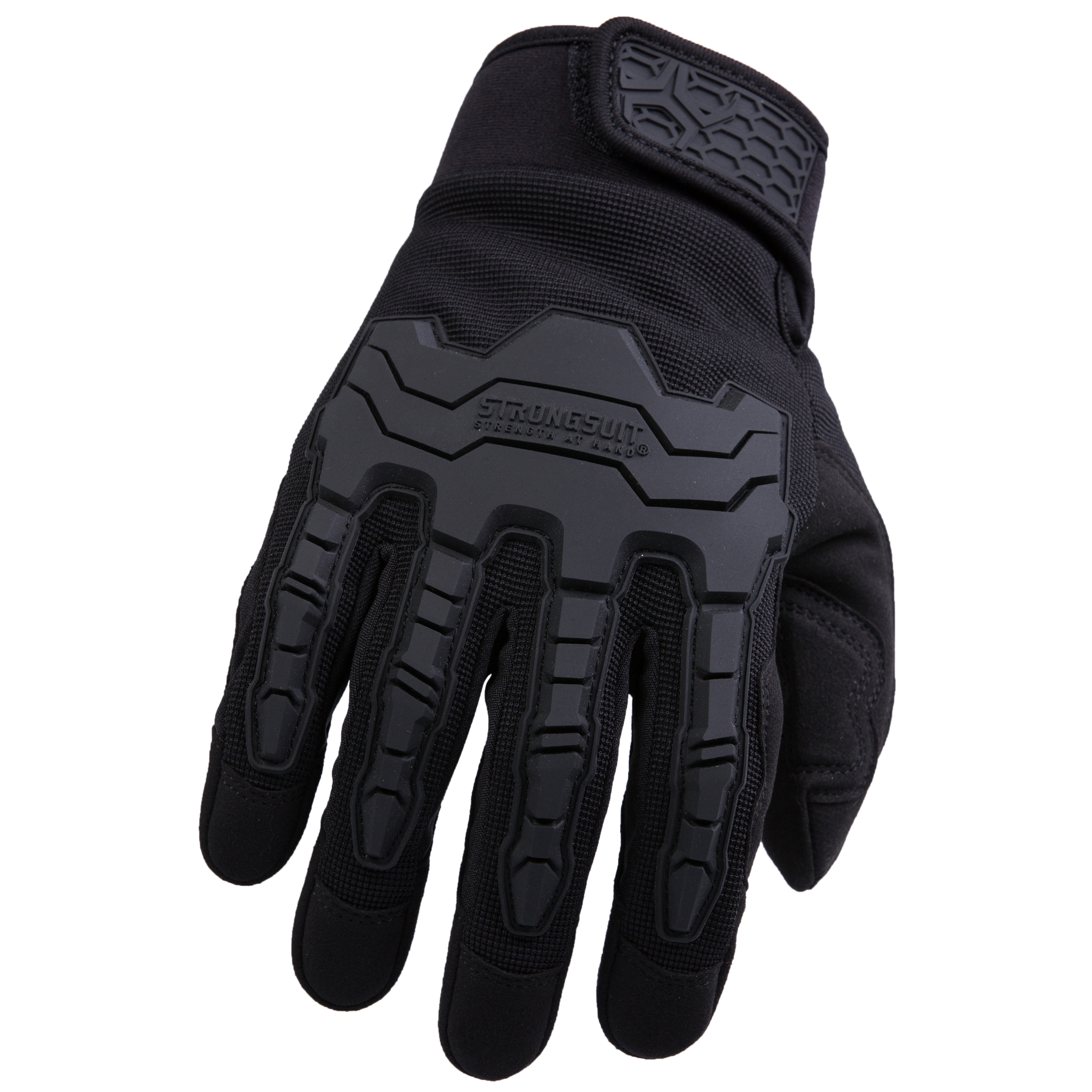 product: StrongSuit Brawny Plus Gloves, Black, XXL shown