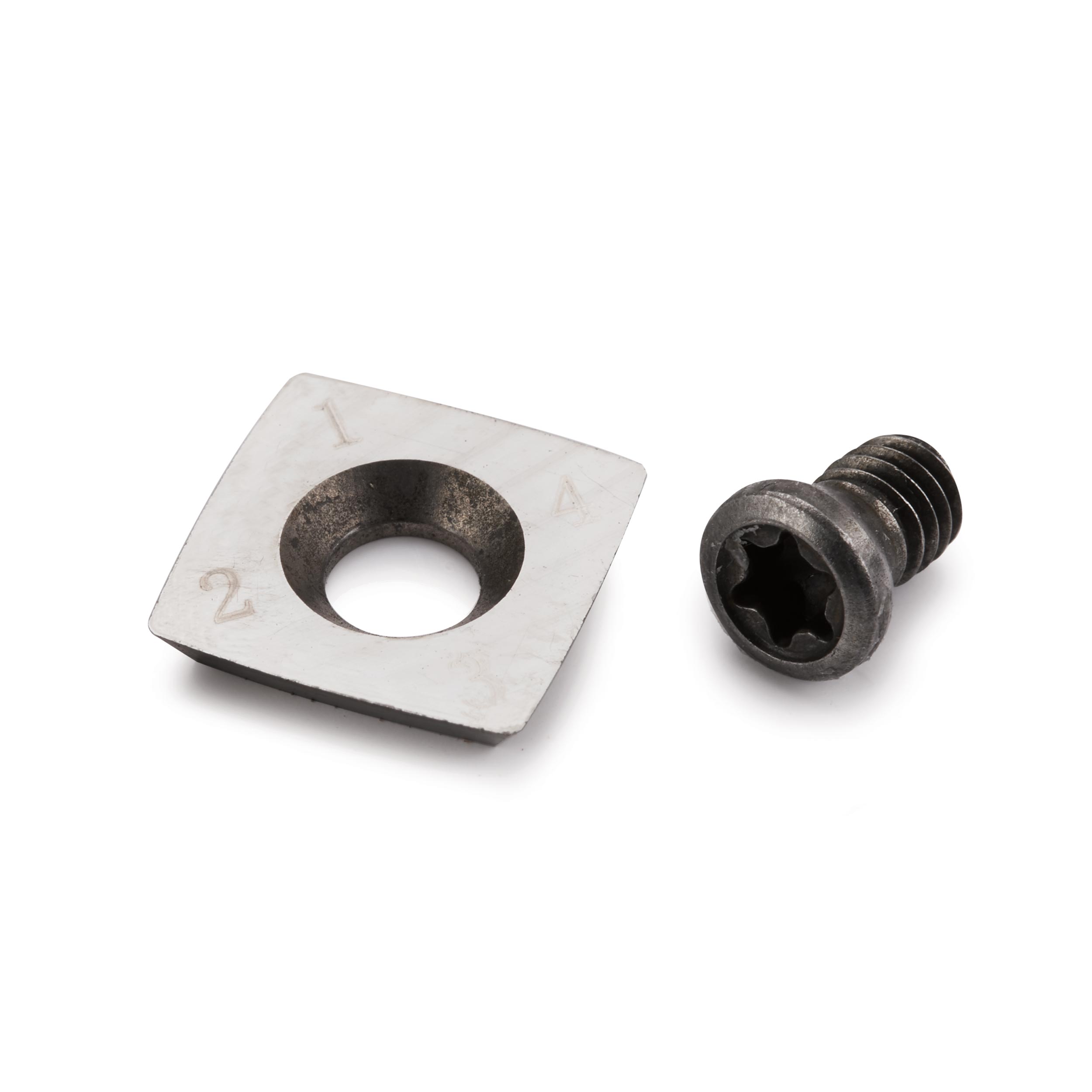 product: WoodRiver Replacement Carbide Turning Tool Insert - Square Radius shown