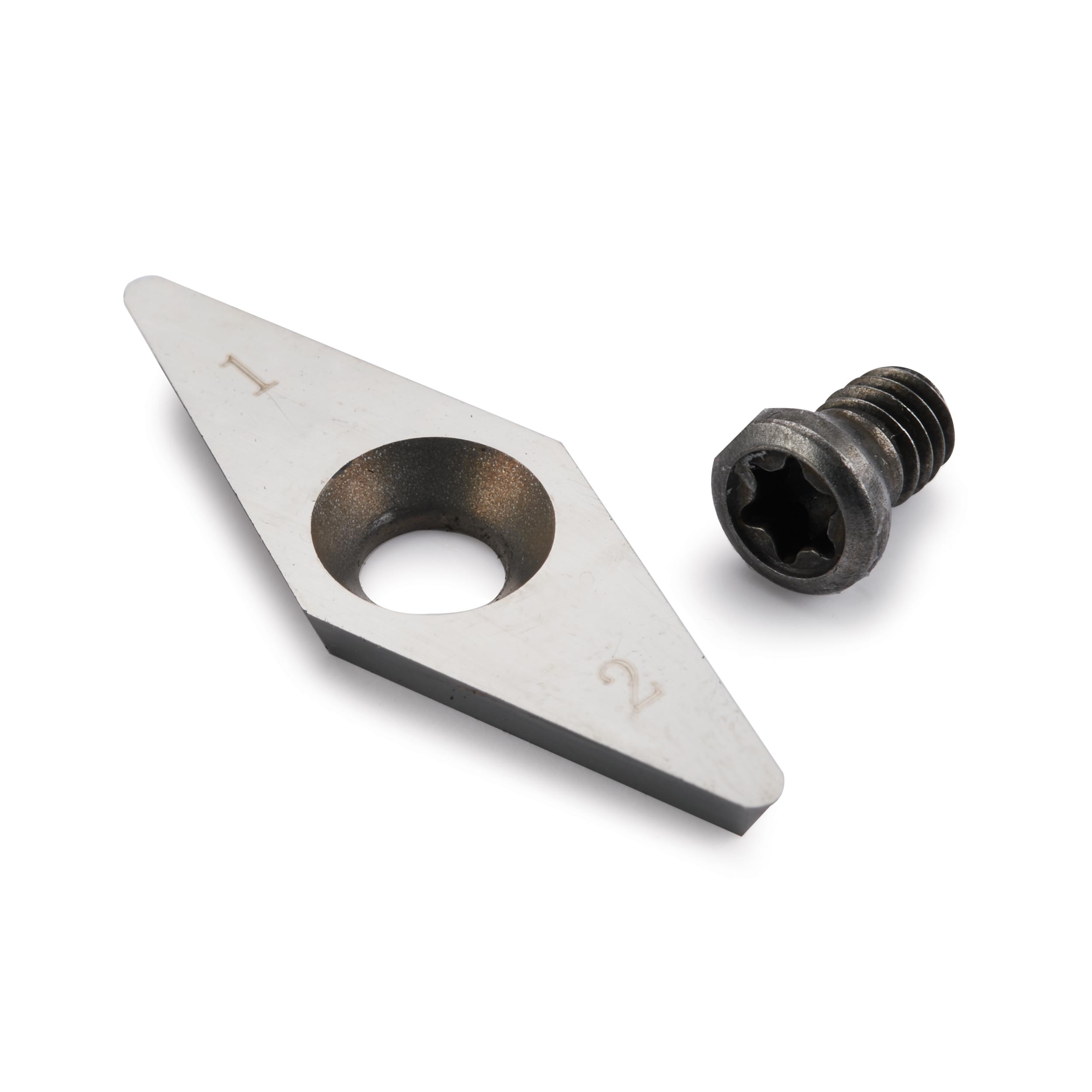 product: WoodRiver Replacement Carbide Turning Tool Insert - Diamond shown