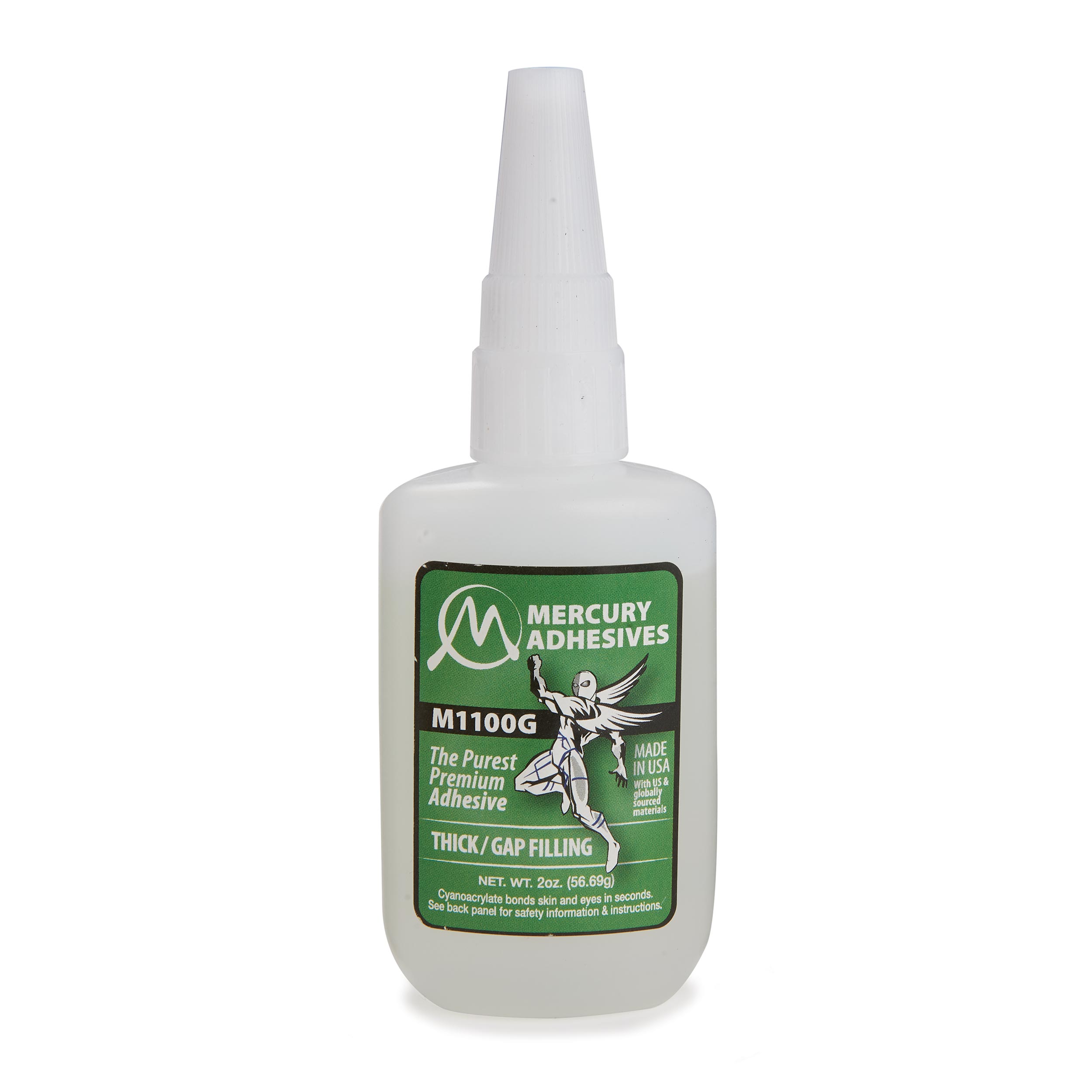 product: Mercury Adhesives CA Glue - Thick - 2 oz shown