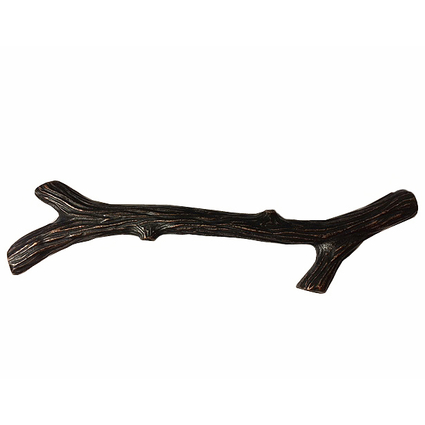 product: Buck Snort Lodge Large Twig Pull,  Oil Rubbed Bronze shown