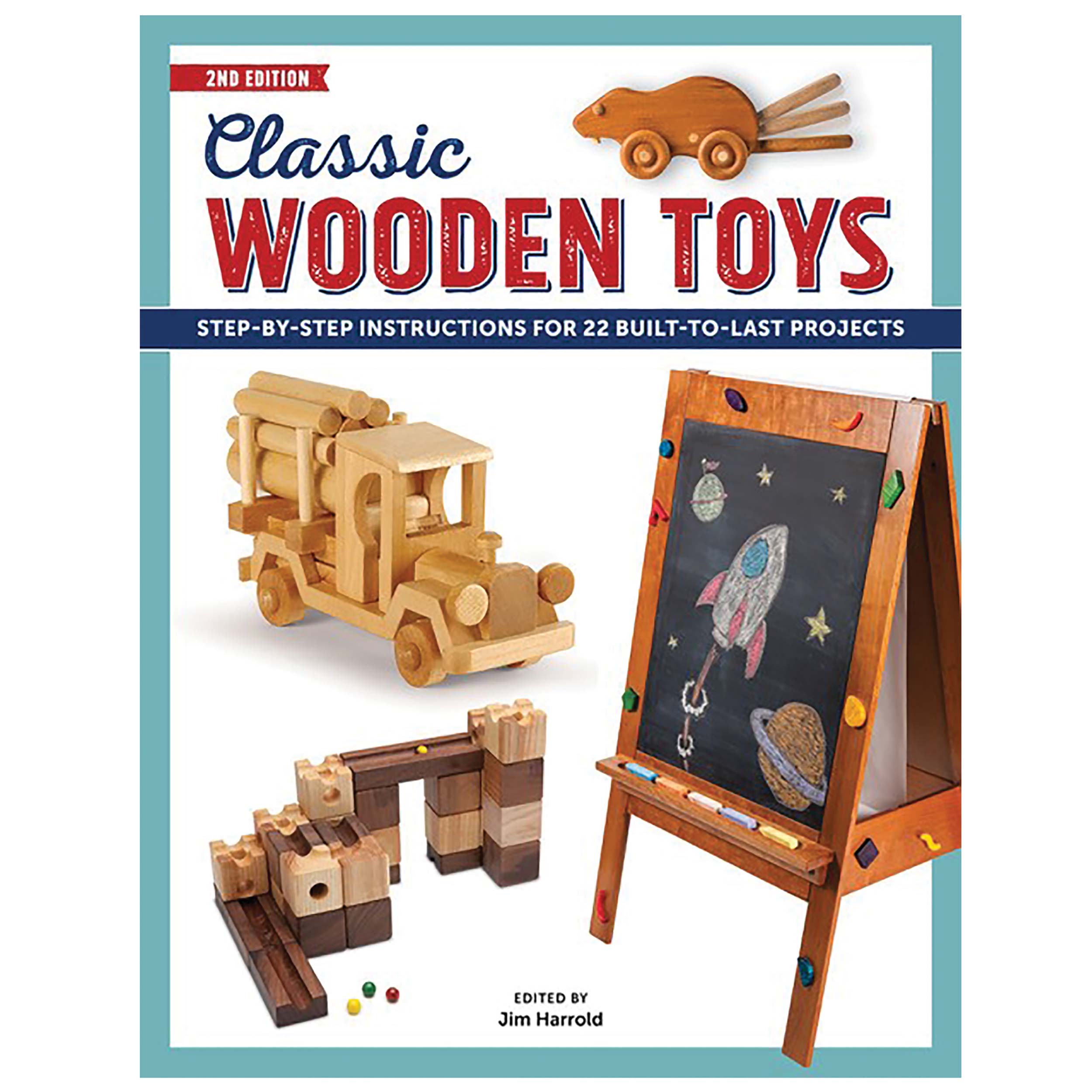 product: Woodcraft Magazine Classic Wooden Toys, 2nd Ed shown