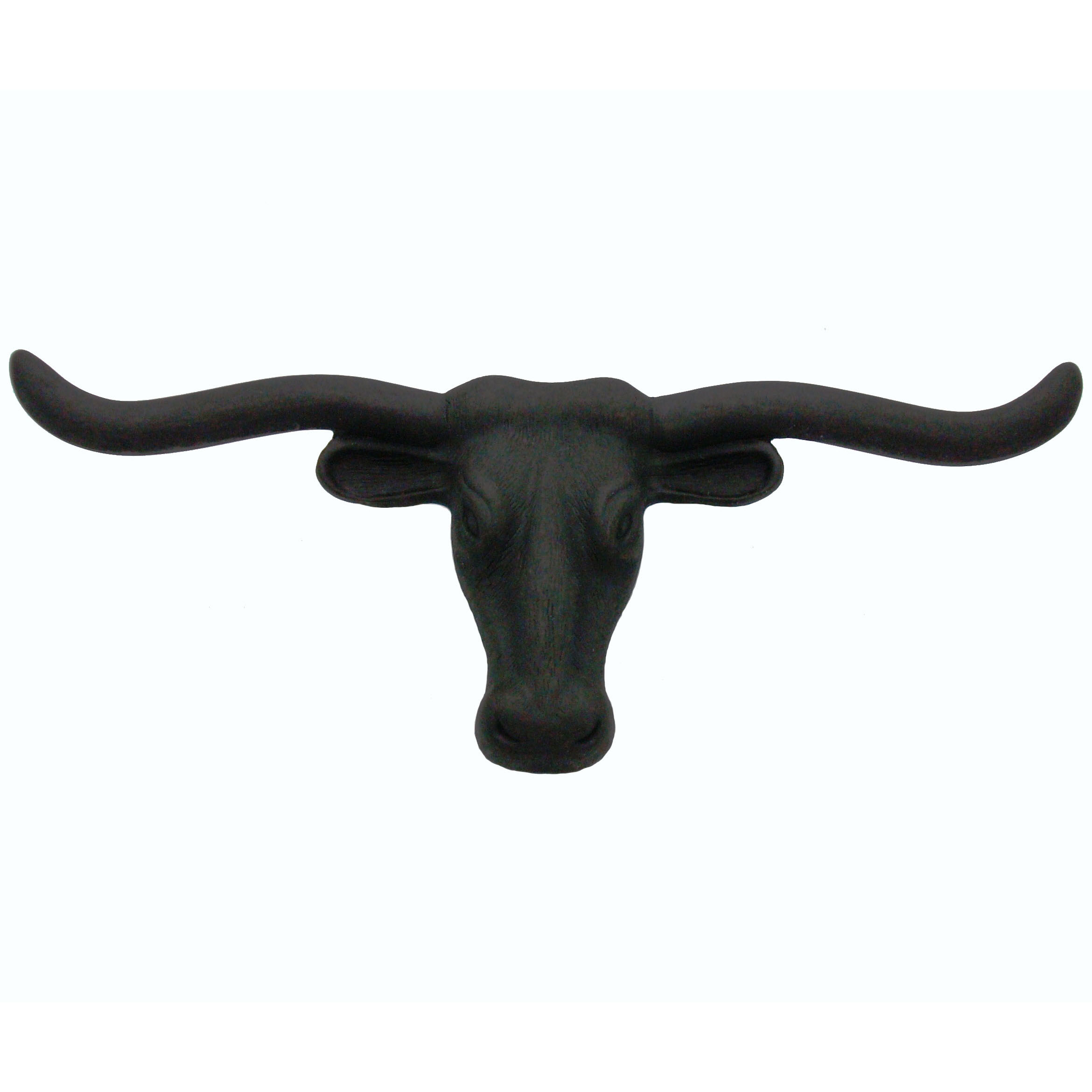 product: Buck Snort Lodge Longhorn Pull, Oil Rubbed Bronze shown