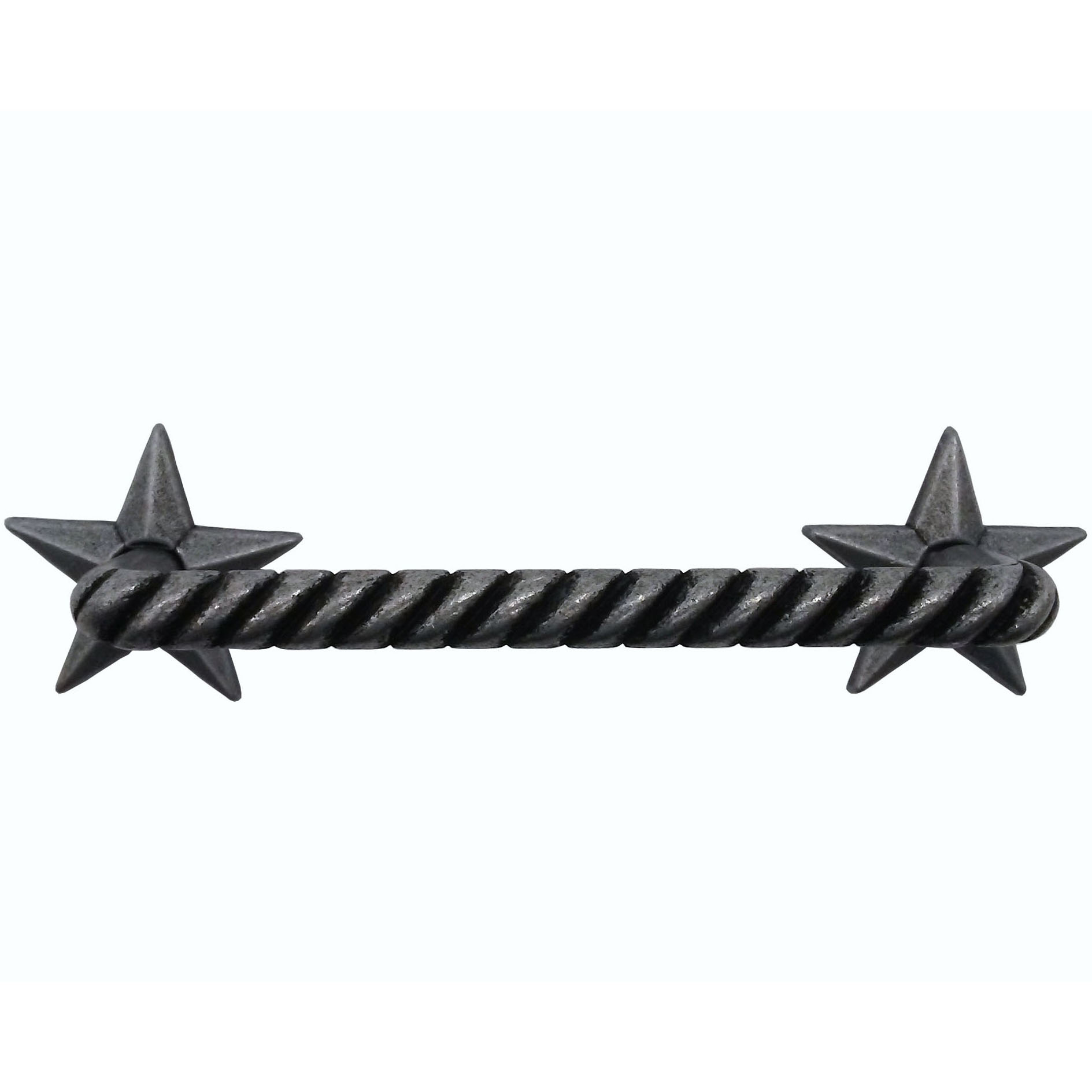 product: Buck Snort Lodge Rope with Stars, Pewter Oxide shown