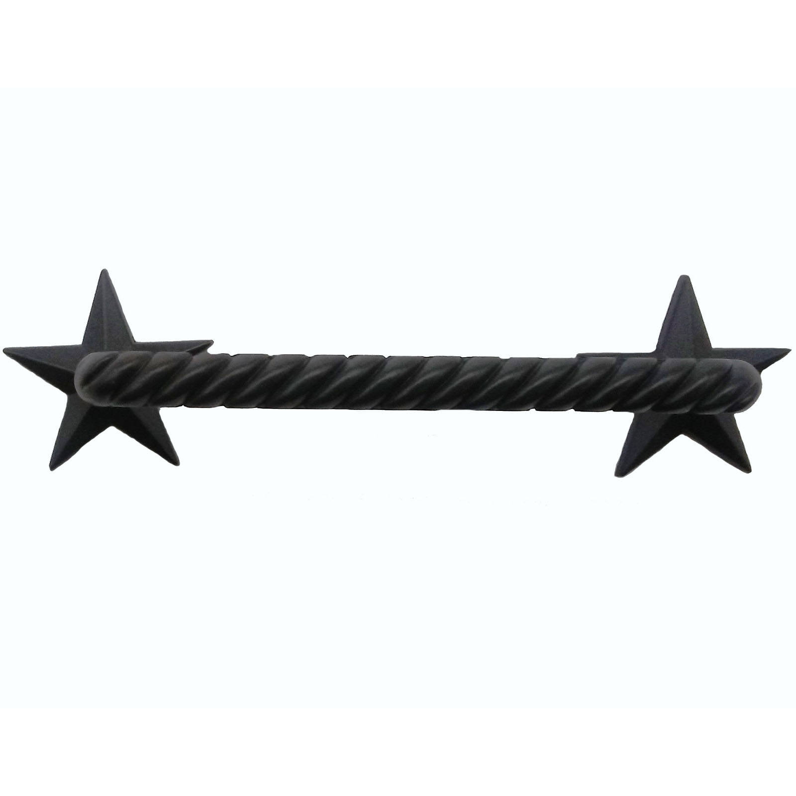 product: Buck Snort Lodge Rope with Stars, Oil Rubbed Bronze shown