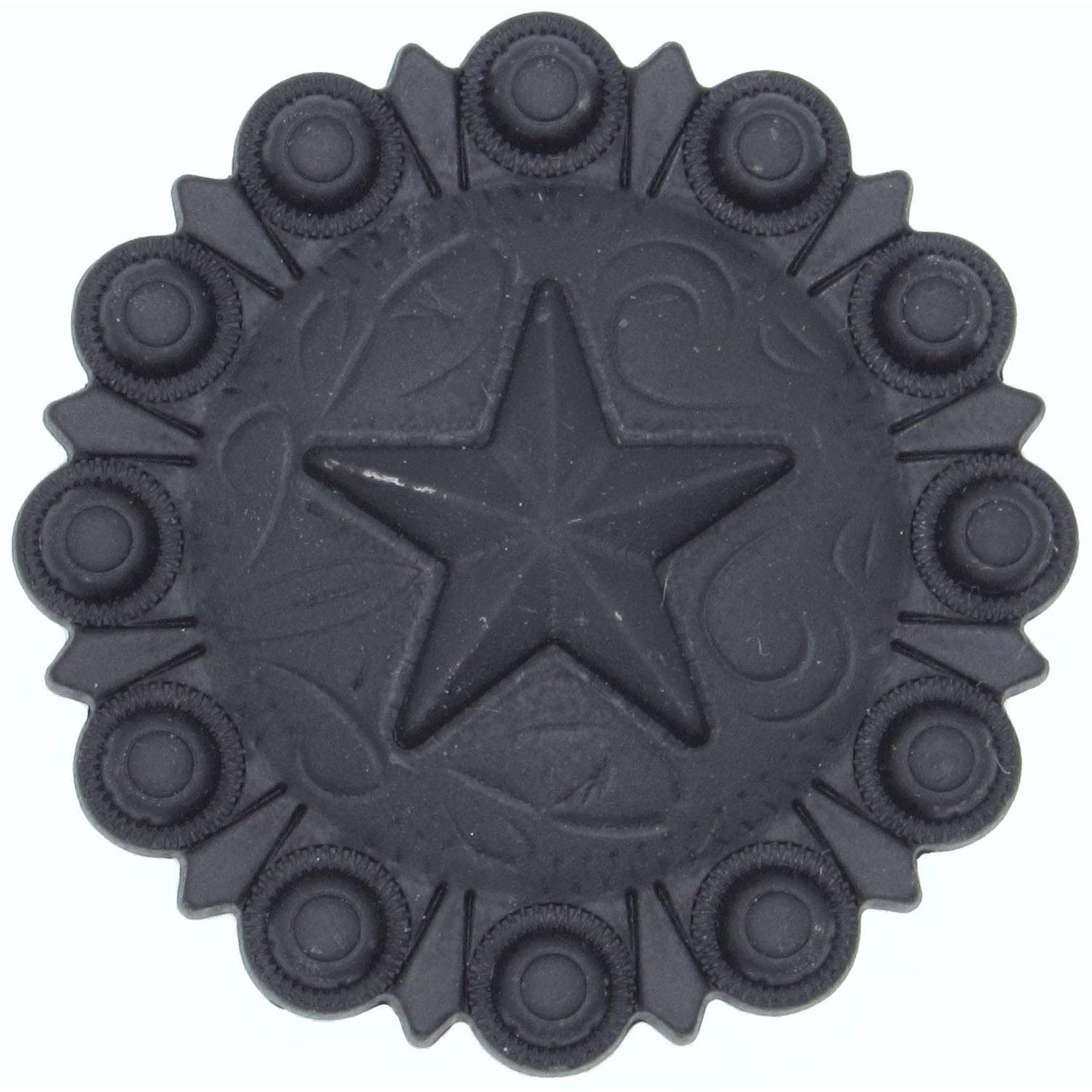 product: Buck Snort Lodge Star Conch Knob, Oil Rubbed Bronze shown