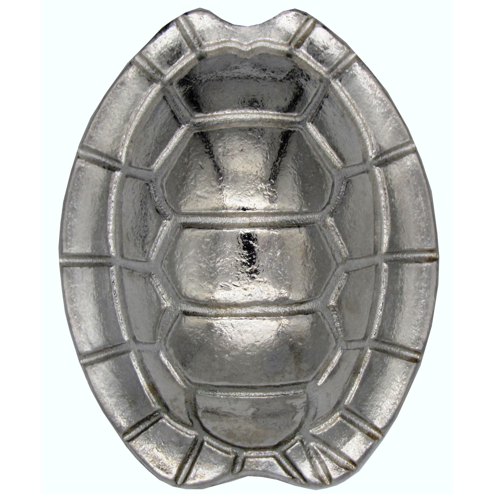 product: Buck Snort Lodge Turtle Shell Knob, Nickel shown