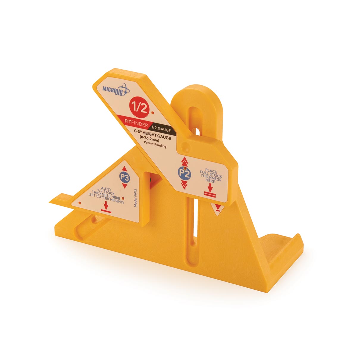 product: Microjig FitFinder 1/2 Gauge shown