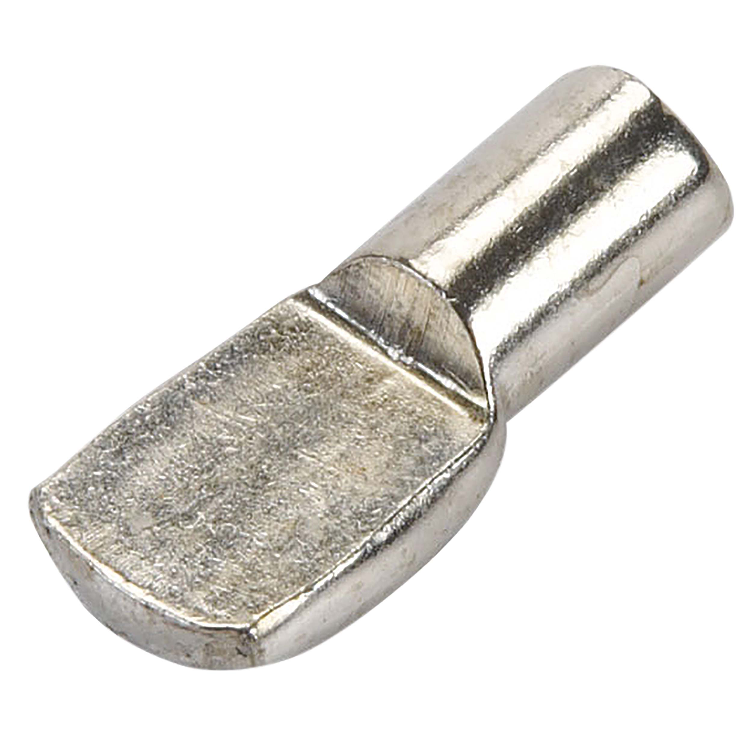product: Richelieu Shelf Support Pin - 5 mm - Flat Spoon Style - Nickel - 25 Pack shown