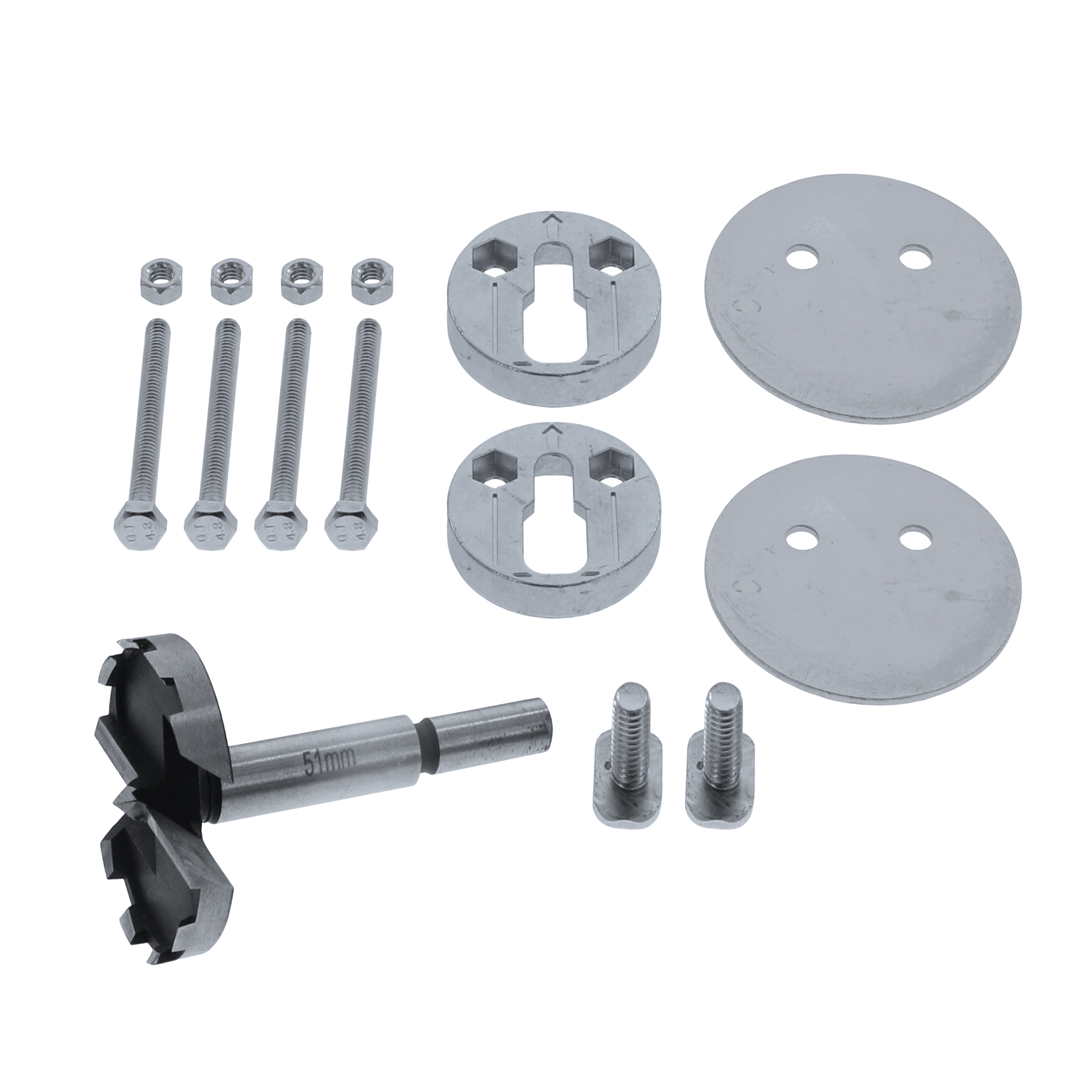 product: Milescraft ClampAnchors Workbench Clamping Kit shown