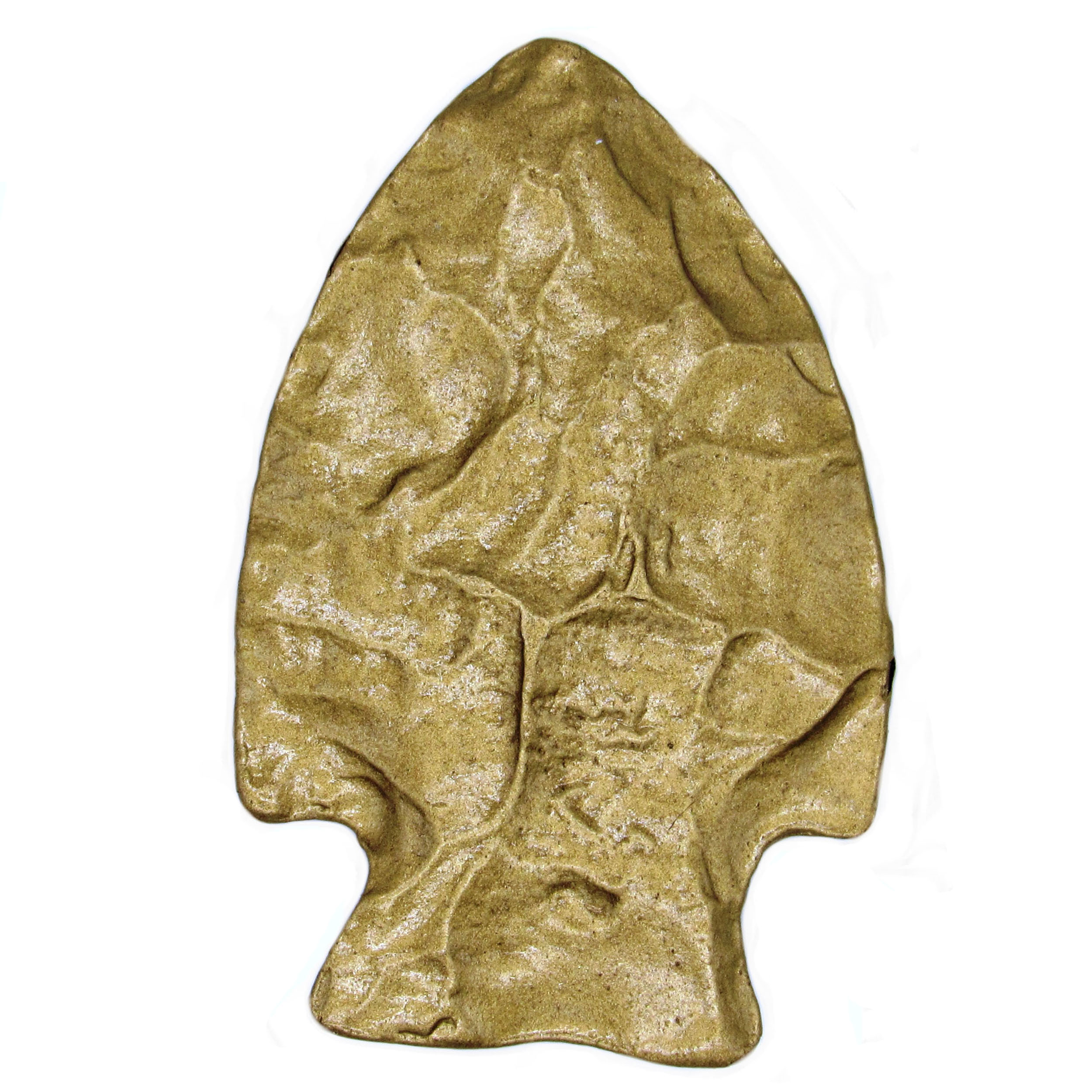 product: Buck Snort Lodge Arrowhead Knob, Lux Gold shown