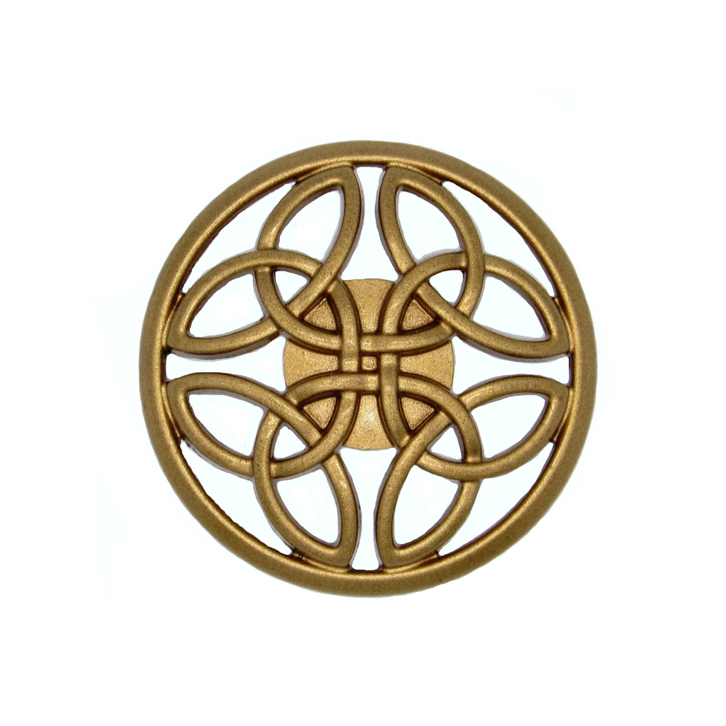 product: Buck Snort Lodge Celtic Knob, Lux Gold shown