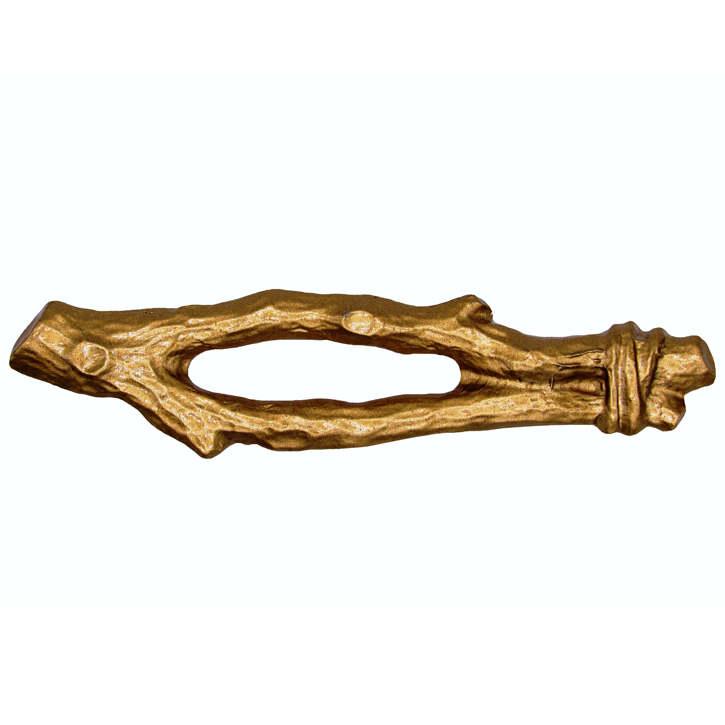 product: Buck Snort Lodge Twigs Pull, Lux Gold shown