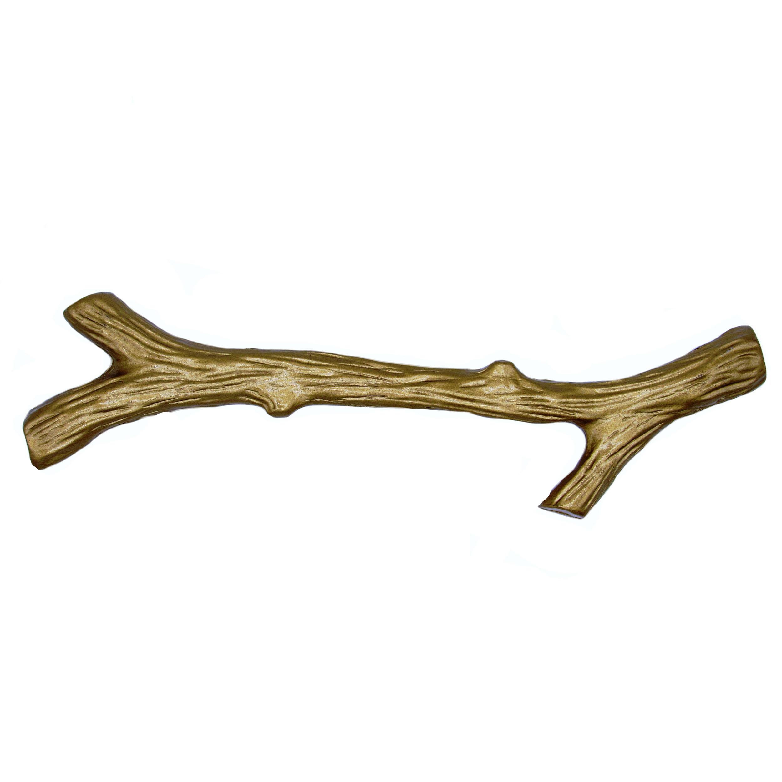 product: Buck Snort Lodge Large Twig Pull, Lux Gold shown