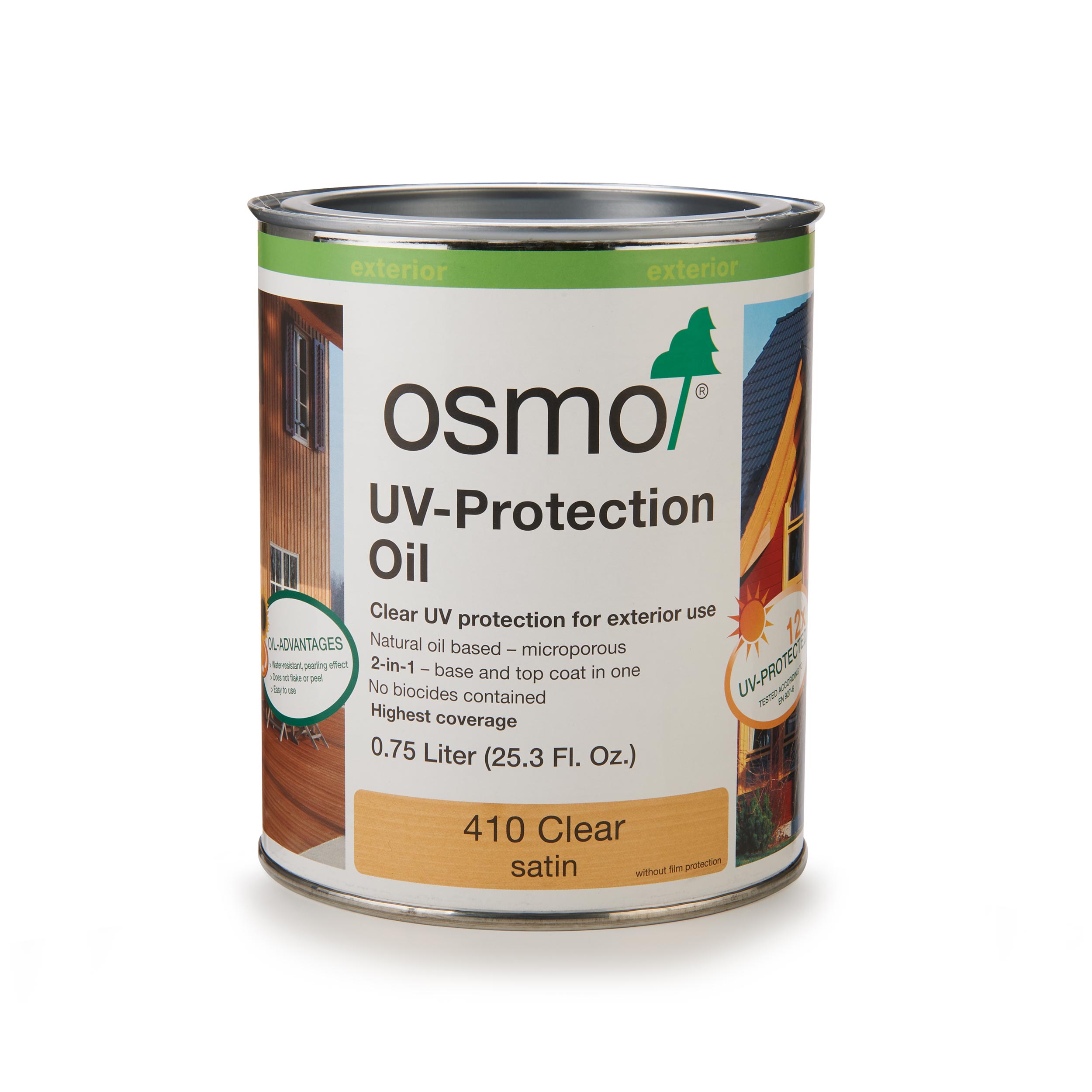 product: osmo UV Protection Oil - 410 Clear - Satin - .75 L shown