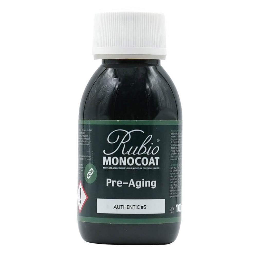 product: Rubio Monocoat Pre-Aging Wood Finish - Authentic #5 - 100 ml shown