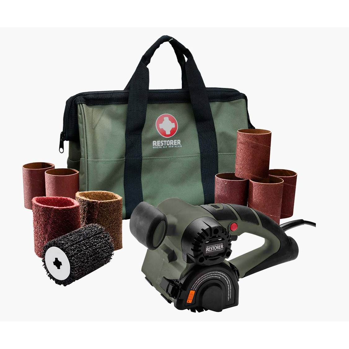 product: Restorer Tool Kit with Accessories & Bag shown