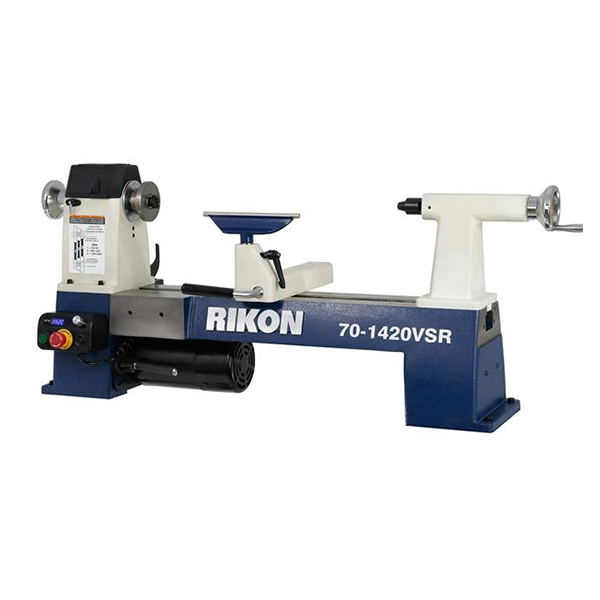 Woodworking Catalog | RIKON 14" X 20" VSR Midi Lathe - 1-1/2 HP 1 Ph 115V