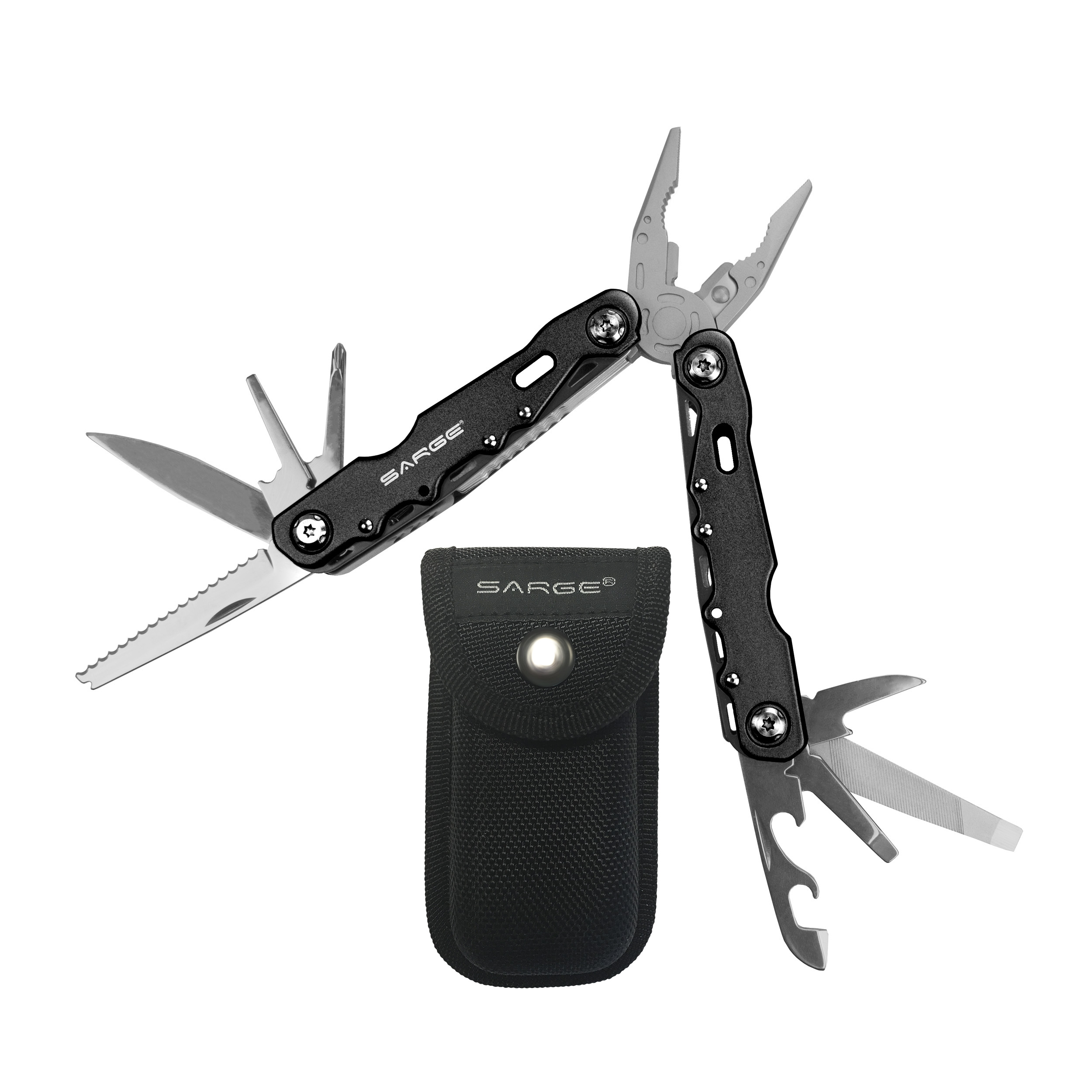 product: Sarge Force - Multi-Tool, Black shown