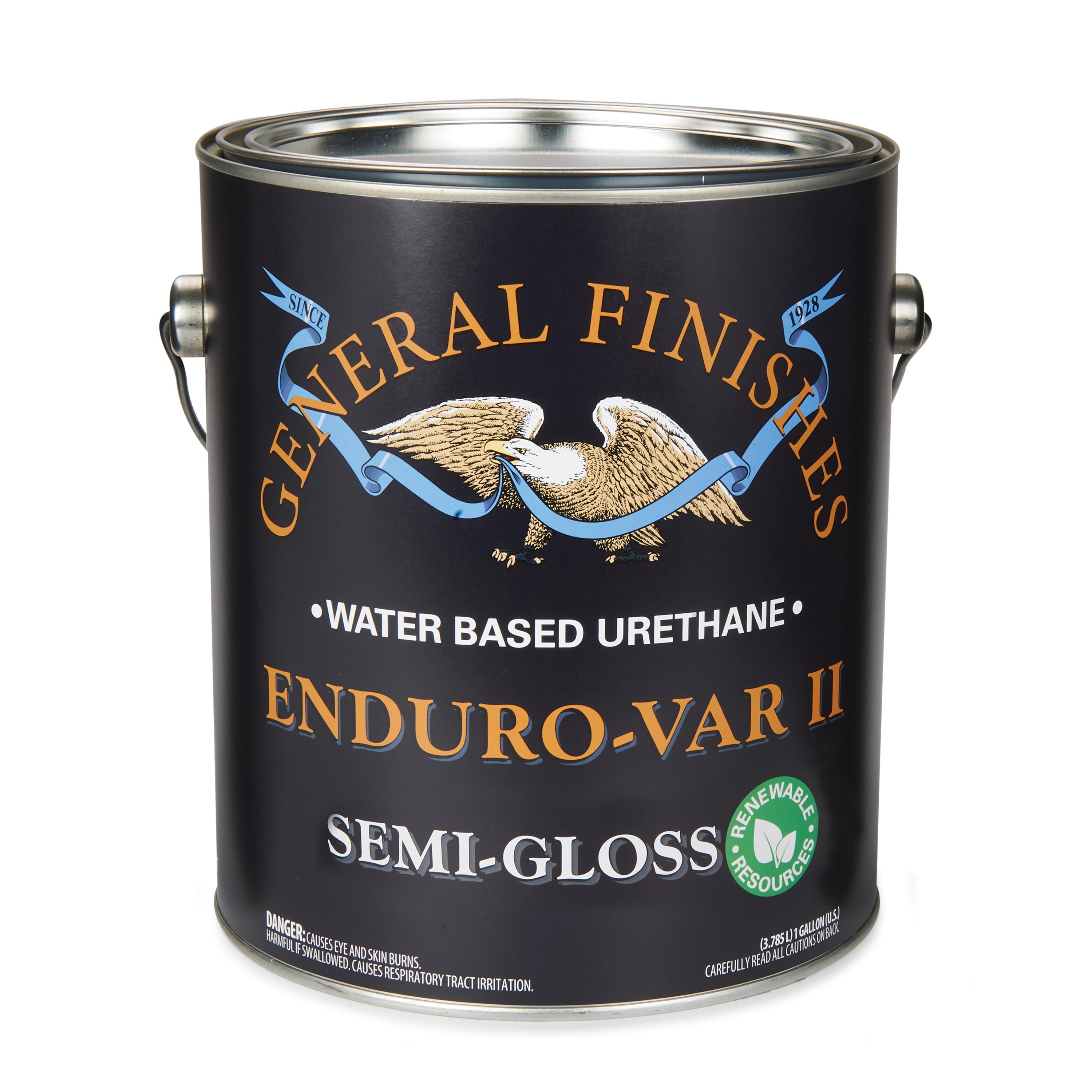 product: General Finishes Enduro Var II Water Based Urethane Varnish - Semi-Gloss - Gallon shown