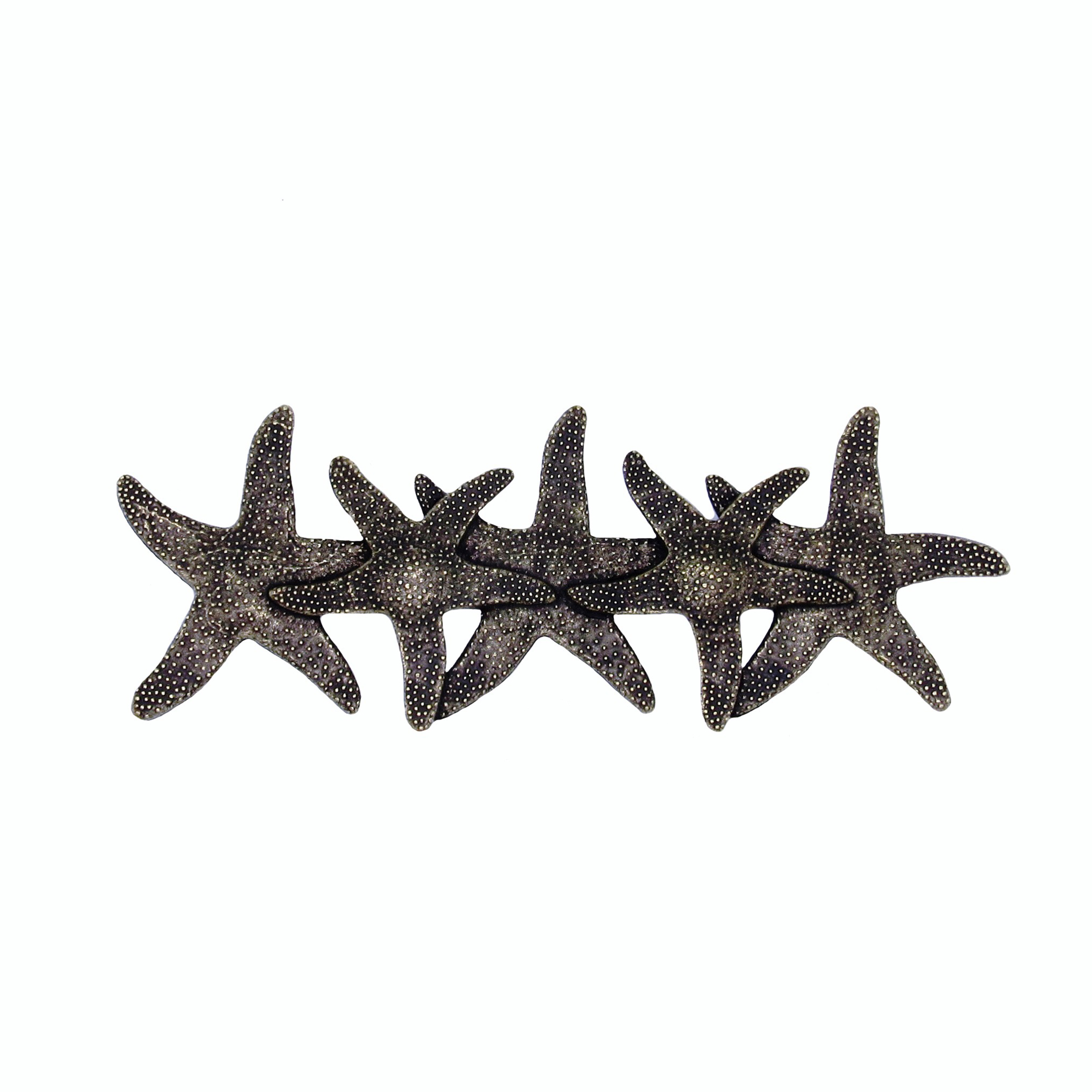 product: Buck Snort Lodge Starfish Pull, Brass Oxide shown