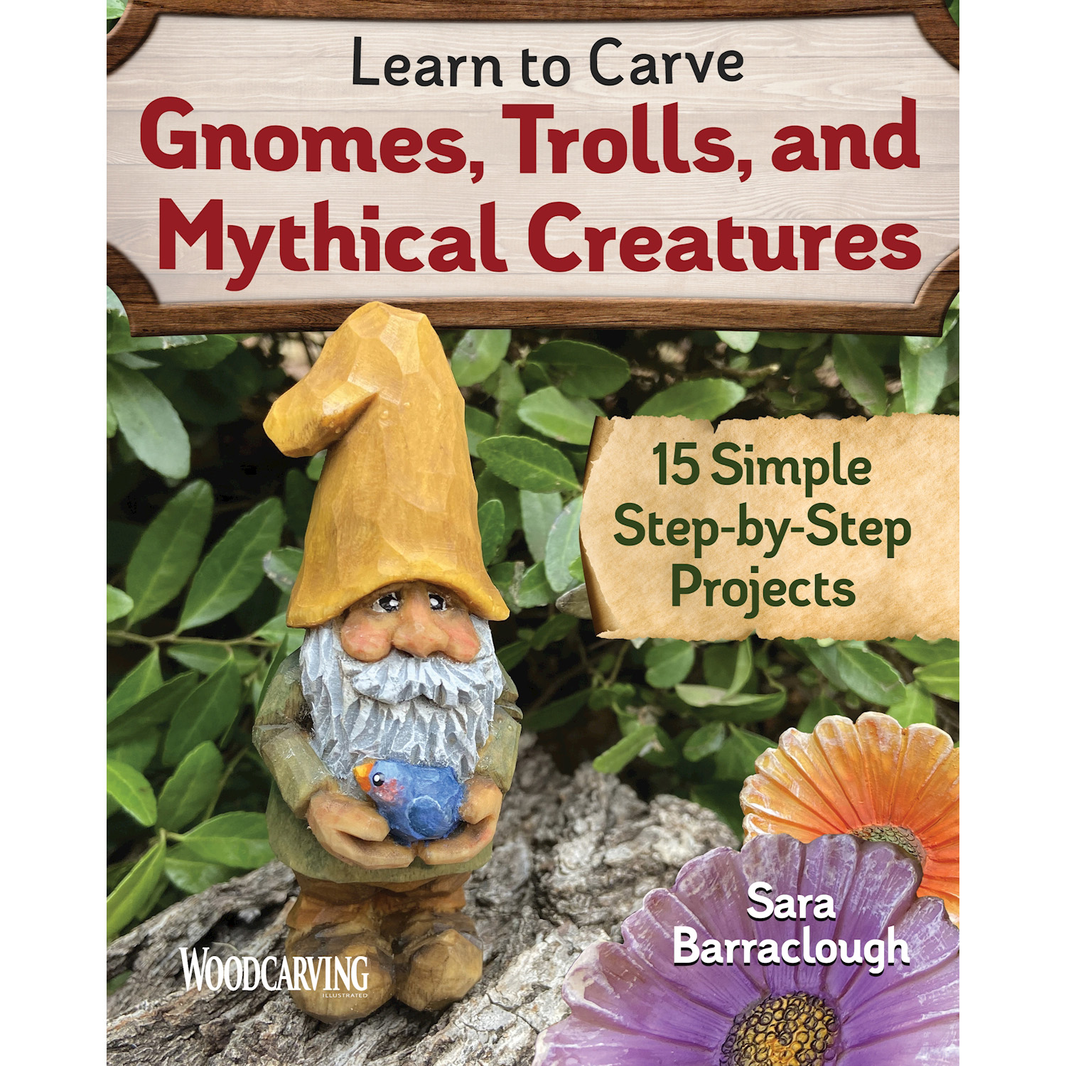 product: Fox Chapel Learn to Carve Gnomes, Trolls and Mythical Creatures shown