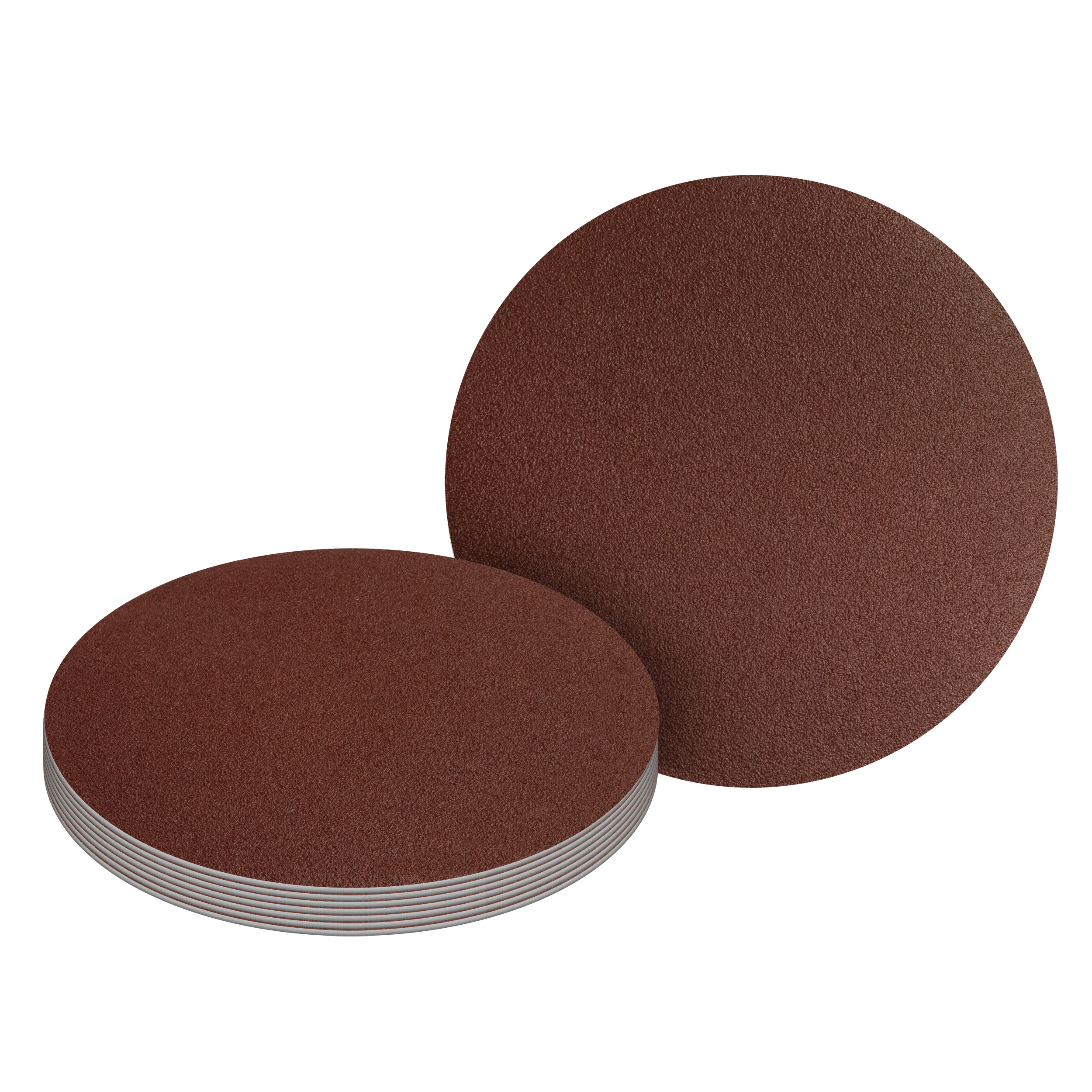 product: Arbortech 100 mm Assorted Hook and Loop Sanding Disc - 120 Grit - 8 Piece shown