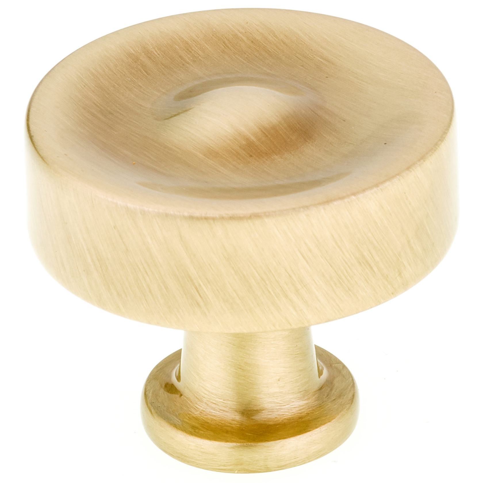 product: Richelieu Traditional Metal Round Knob with Concave Surface - 1-3/8