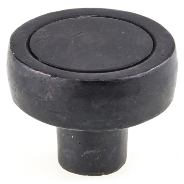product: Richelieu Textured Traditional Round Knob with Ridge - 1-3/4