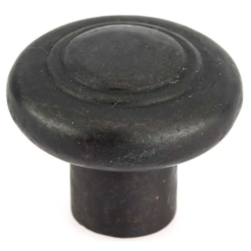 product: Richelieu Smooth Traditional Knob with Ridge Embellishment - 1-3/8