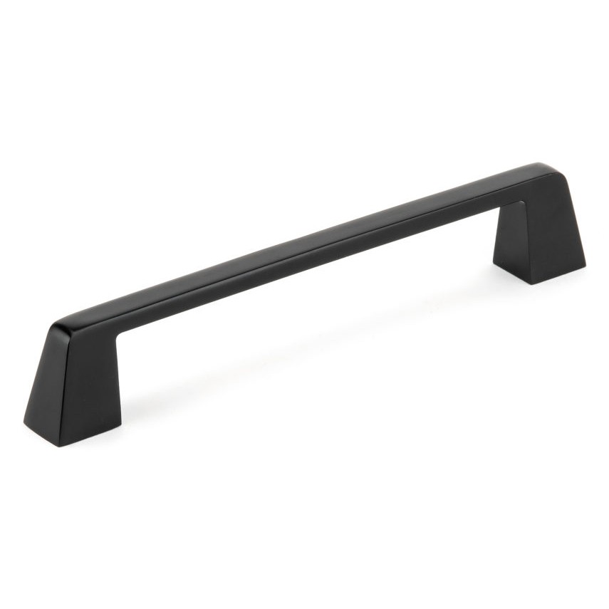product: Richelieu Contemporary Metal Pull with Flared Feet - 6-5/16
