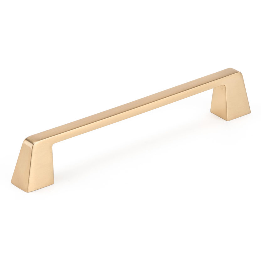 product: Richelieu Contemporary Metal Pull with Flared Feet - 6-5/16