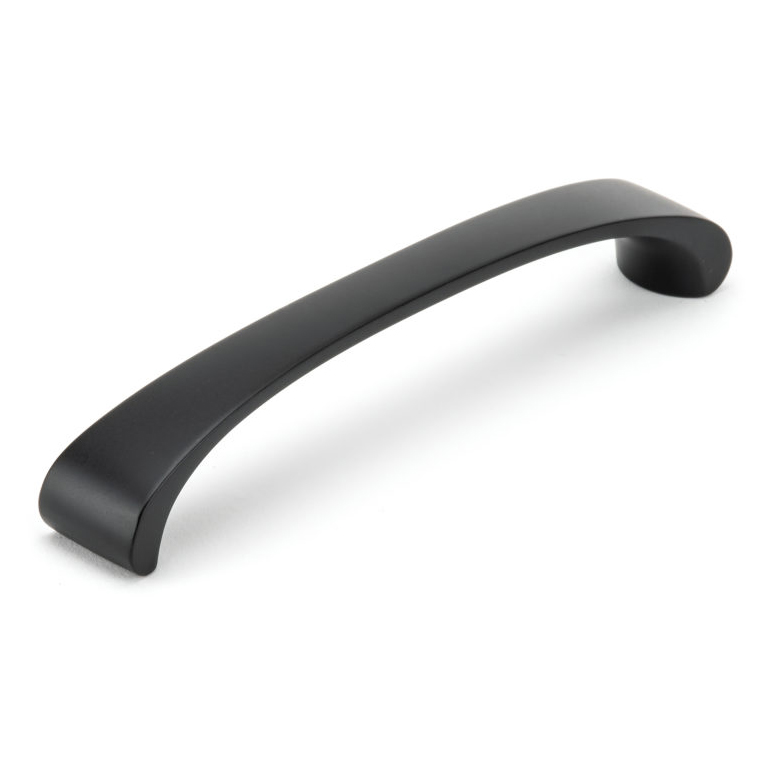 product: Richelieu Modern Contemporary Arched Pull with Rounded Flared Ends - 5-1/16
