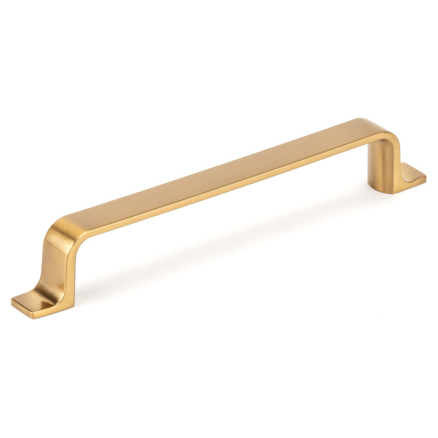 product: Richelieu Contemporary Pull with Rounded Corners and L-shaped Feet - 6-5/16