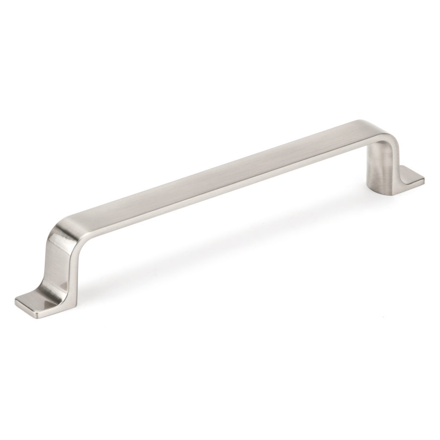 product: Richelieu Contemporary Metal Pull with Rounded Corners and L-shaped Feet - 6-5/16