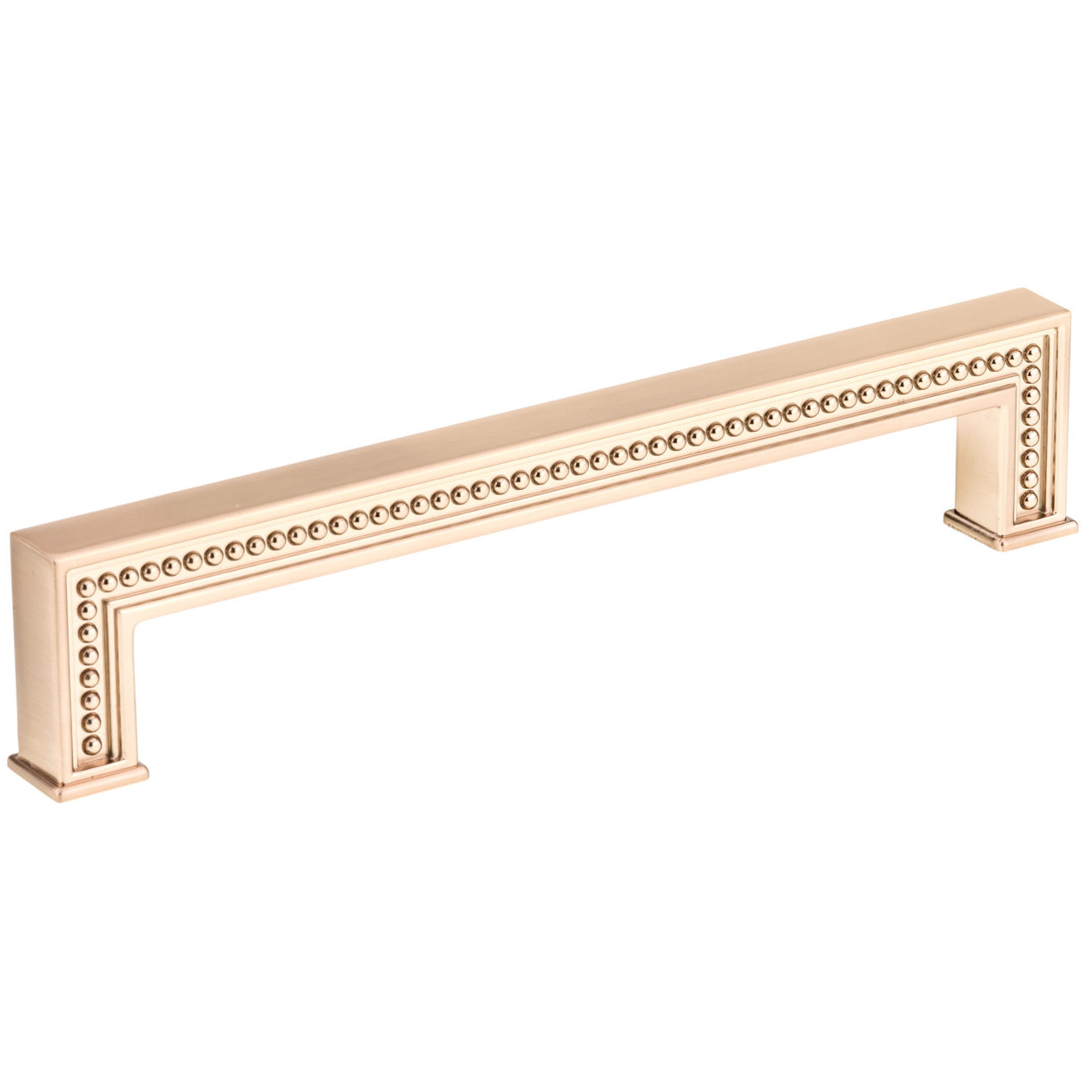 product: Richelieu Transitional Pull with Side Beading -  Champagne Bronze - 7-9/16